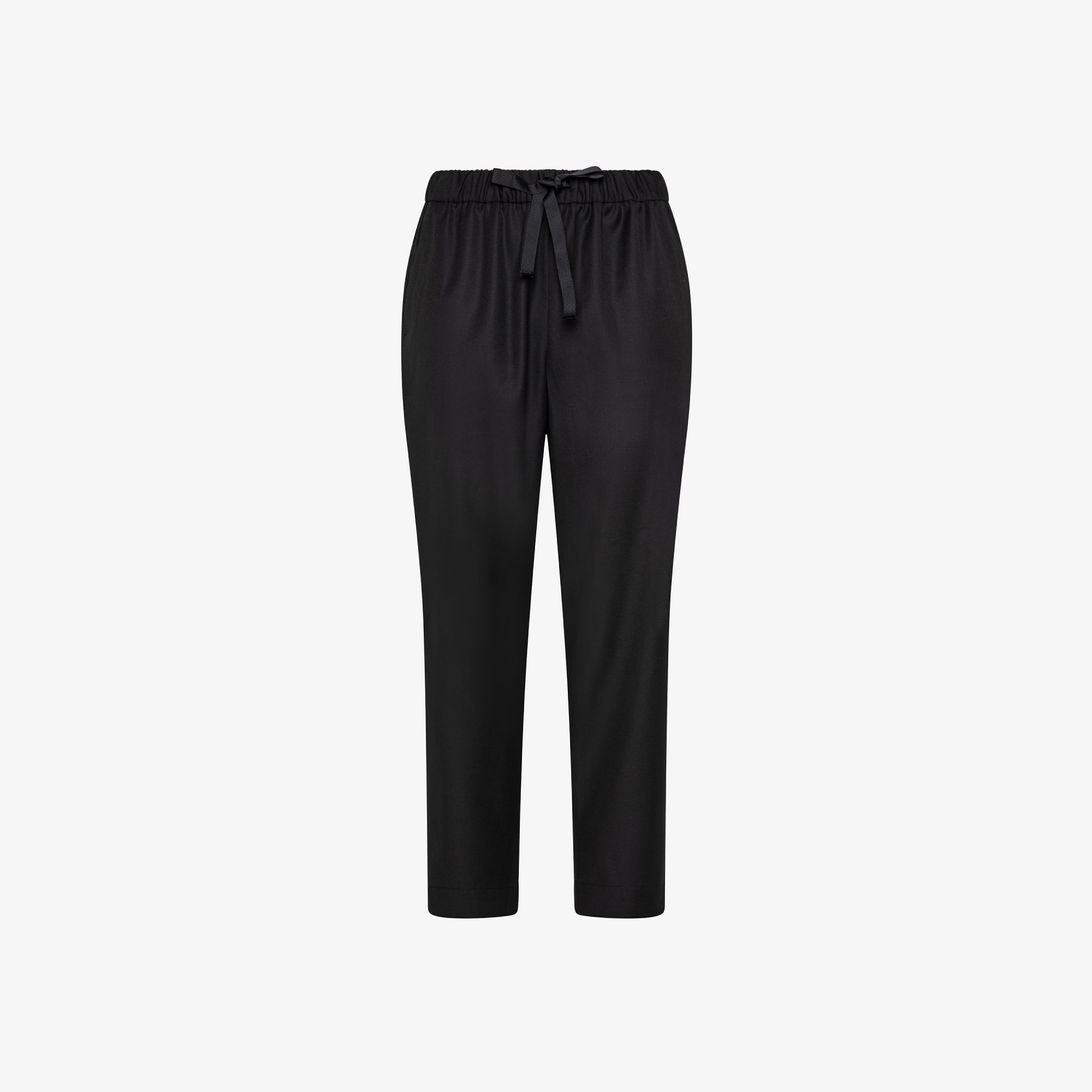 PANT SOLID WITH ELASTIC BLACK