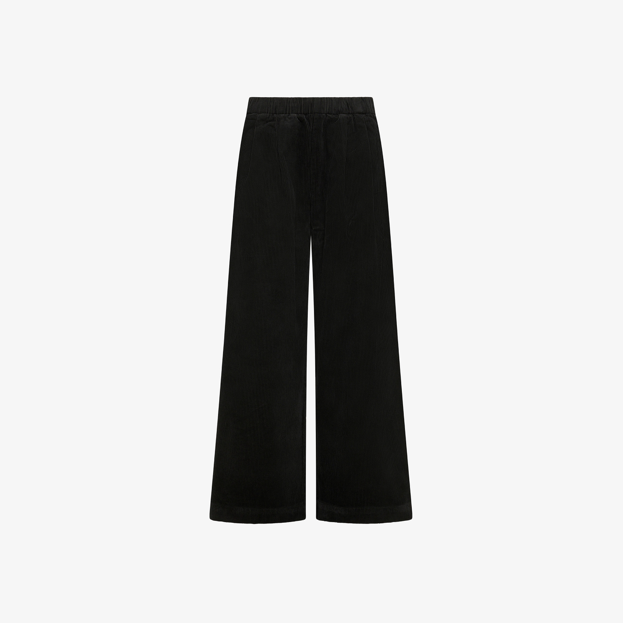 WIDE PANT CORDUROY NERO