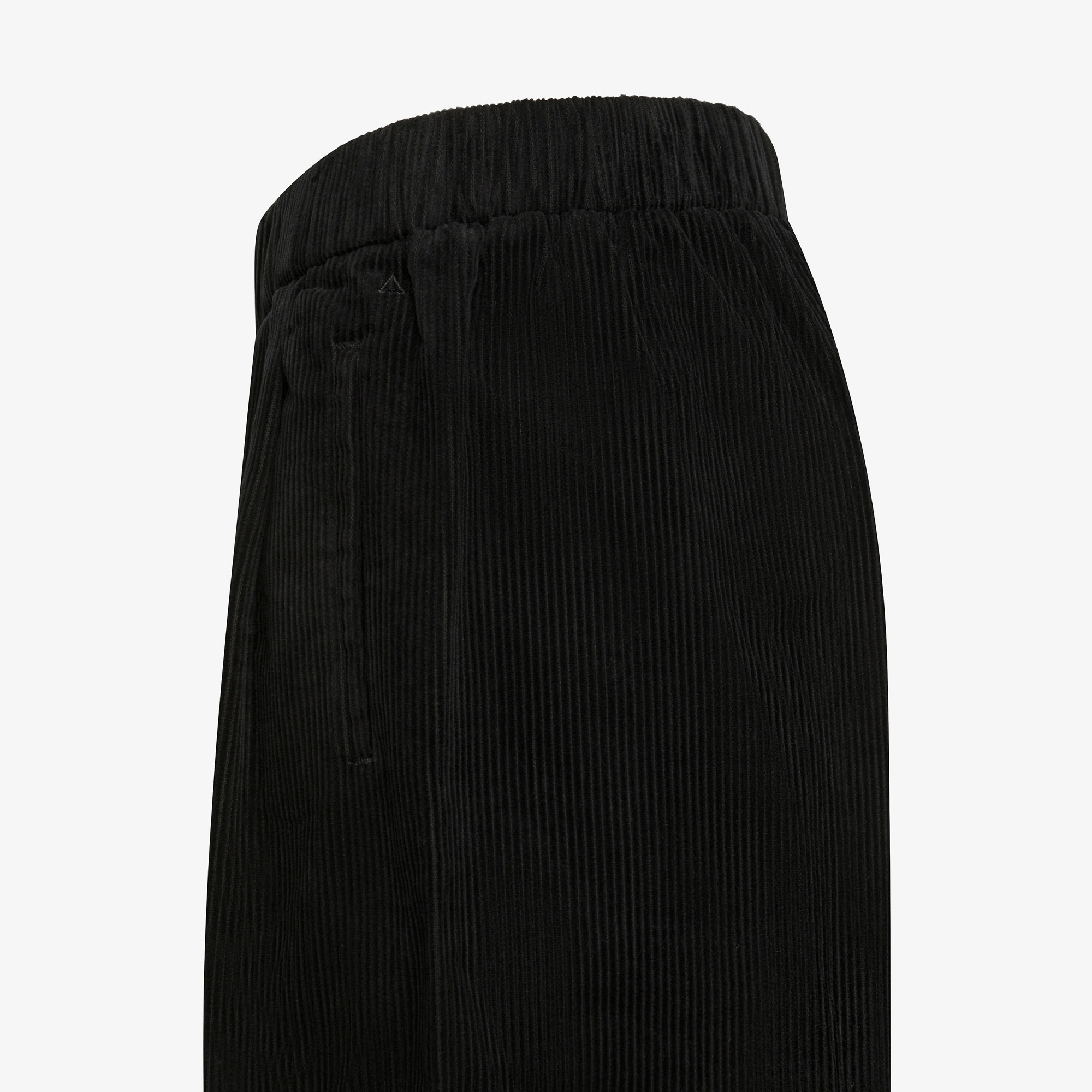 WIDE PANT CORDUROY NERO