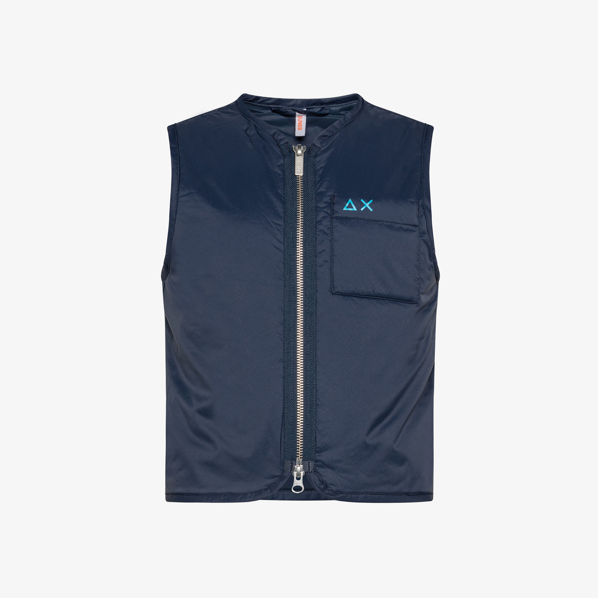 BOY'S RAIN JACKET NO SLV NAVY BLUE