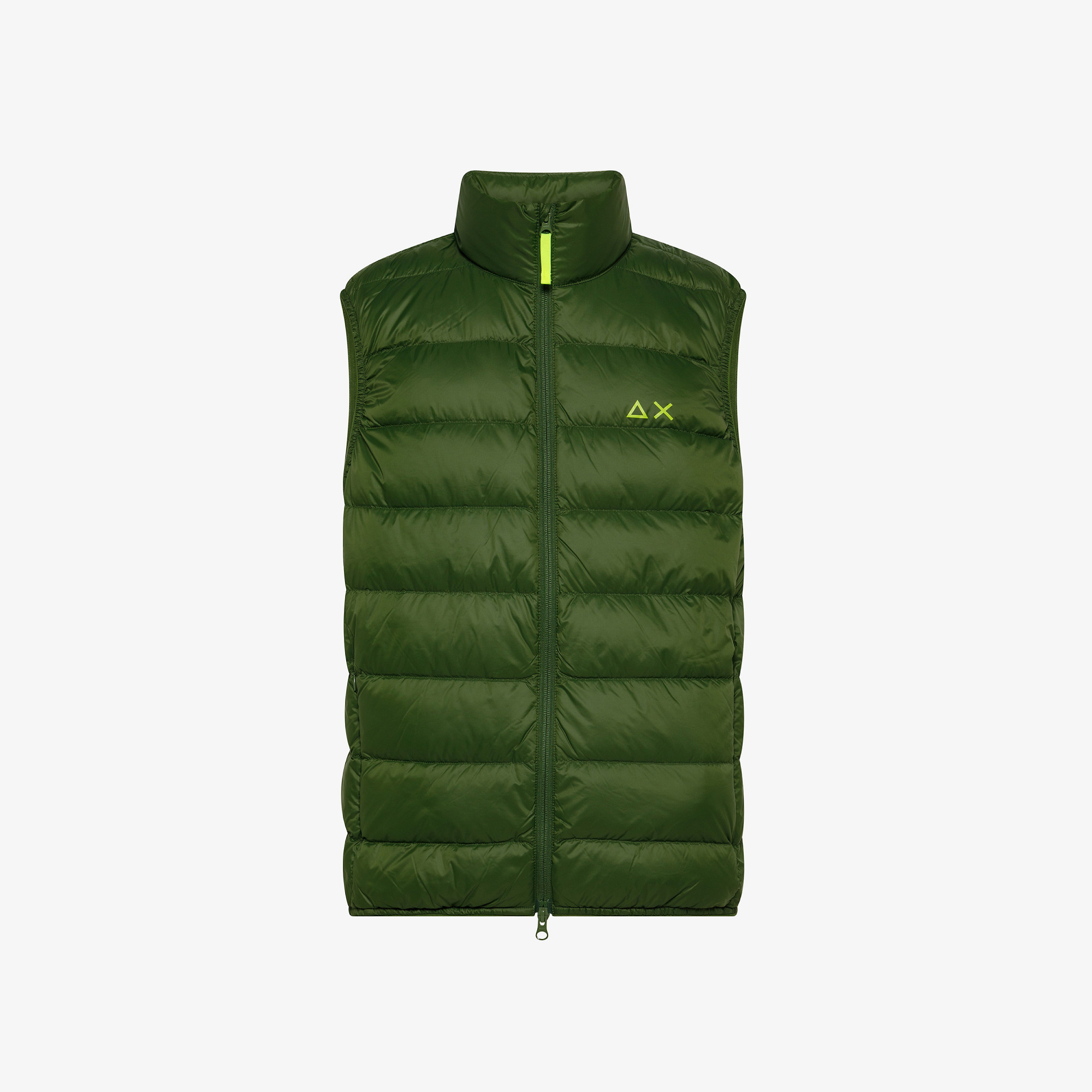 Gilet in nylon trapuntato MILITARE SCURO