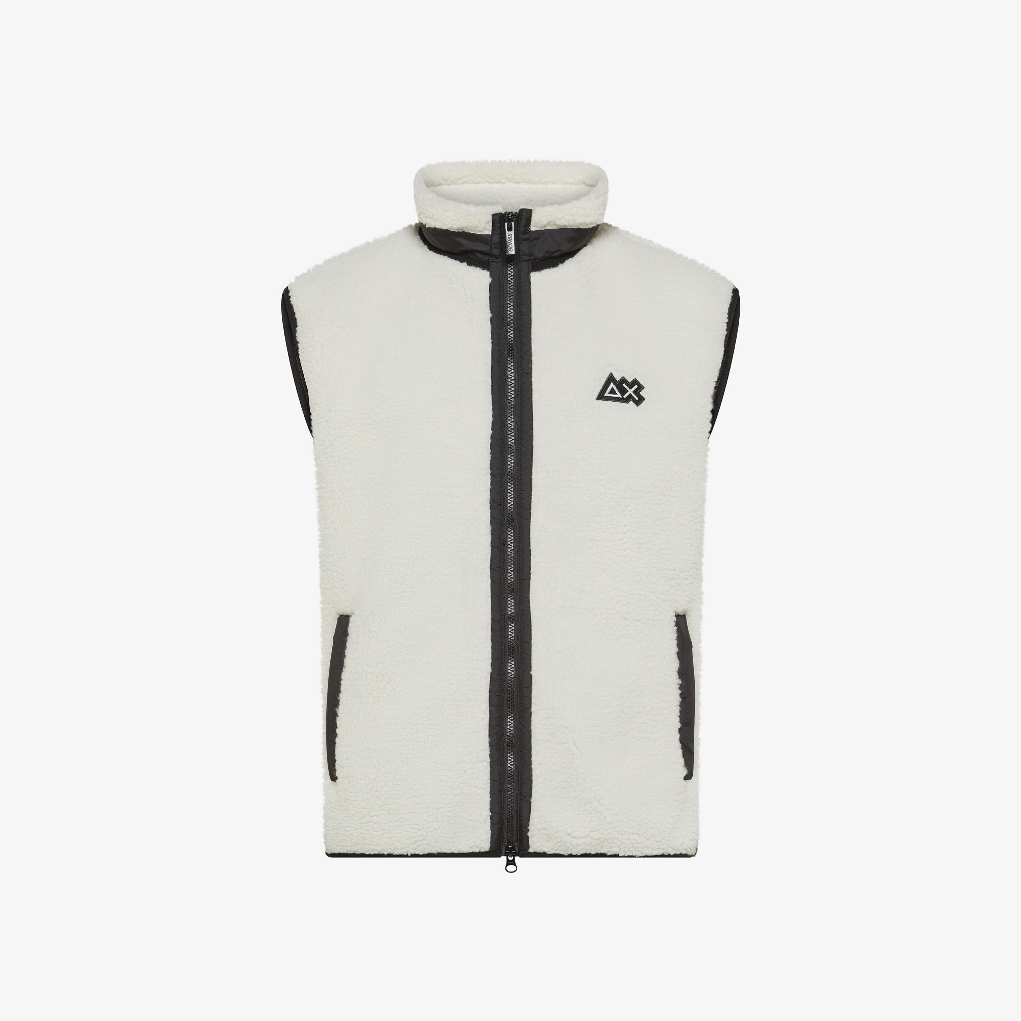 Gilet in teddy BIANCO