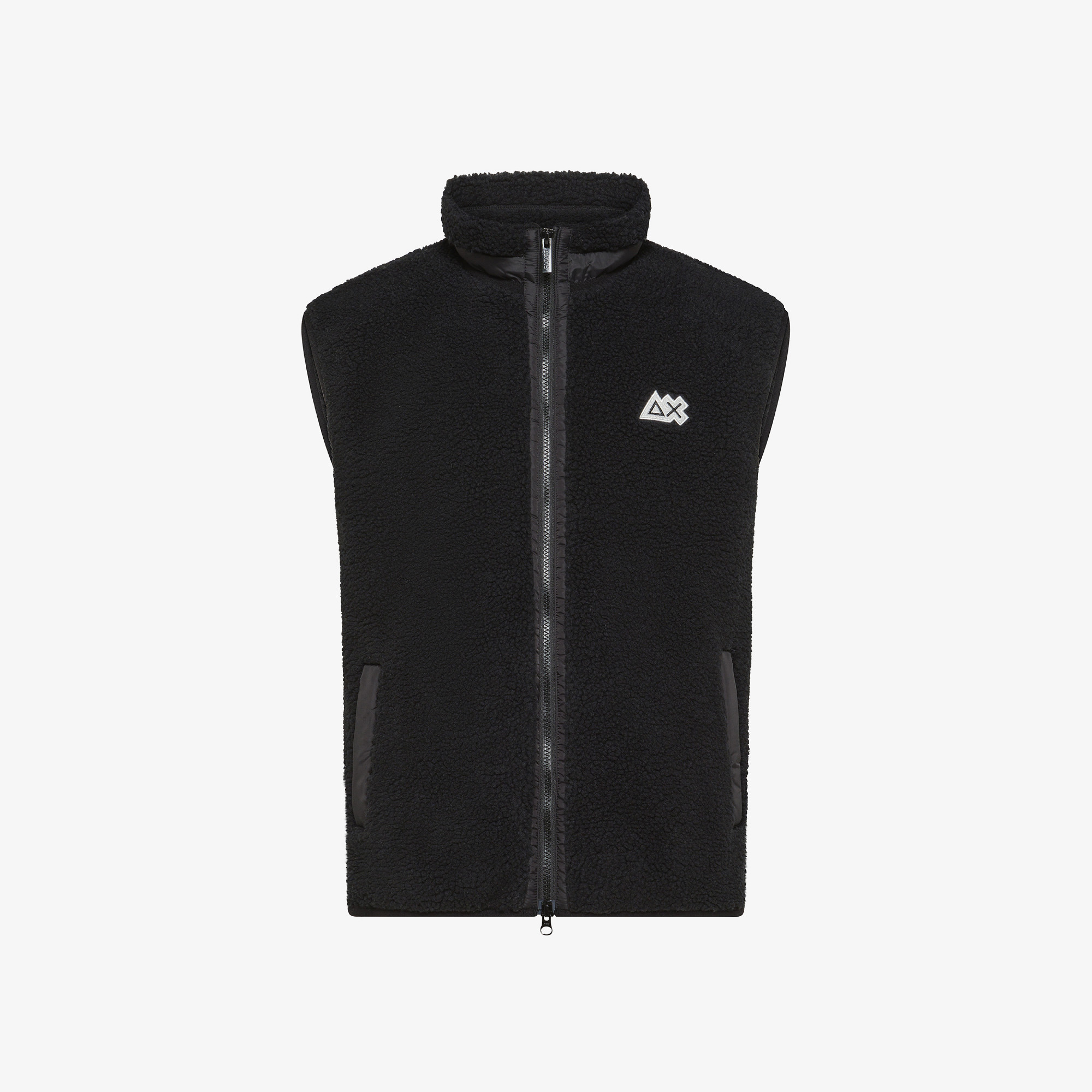 Gilet in teddy NERO