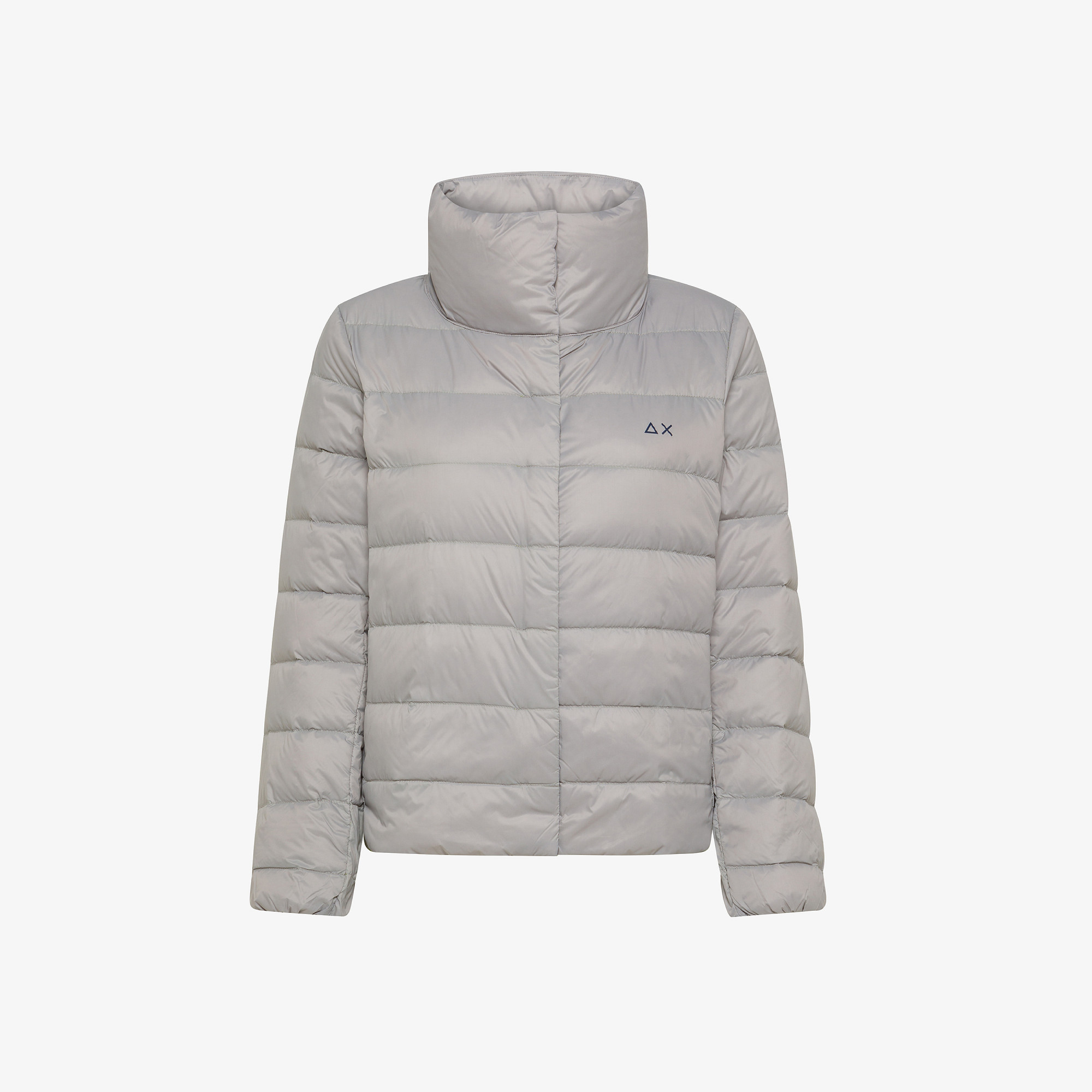 HIGH COLLAR DOWN JACKET ASH