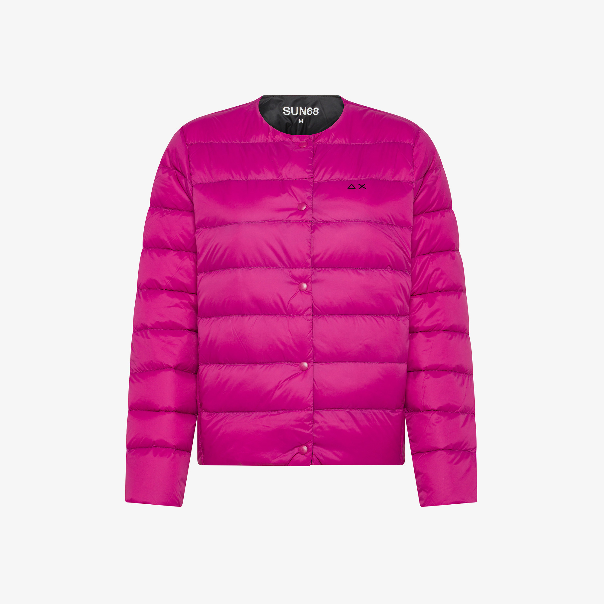 NO COLLAR DOWN JACKET CYCLAMEN