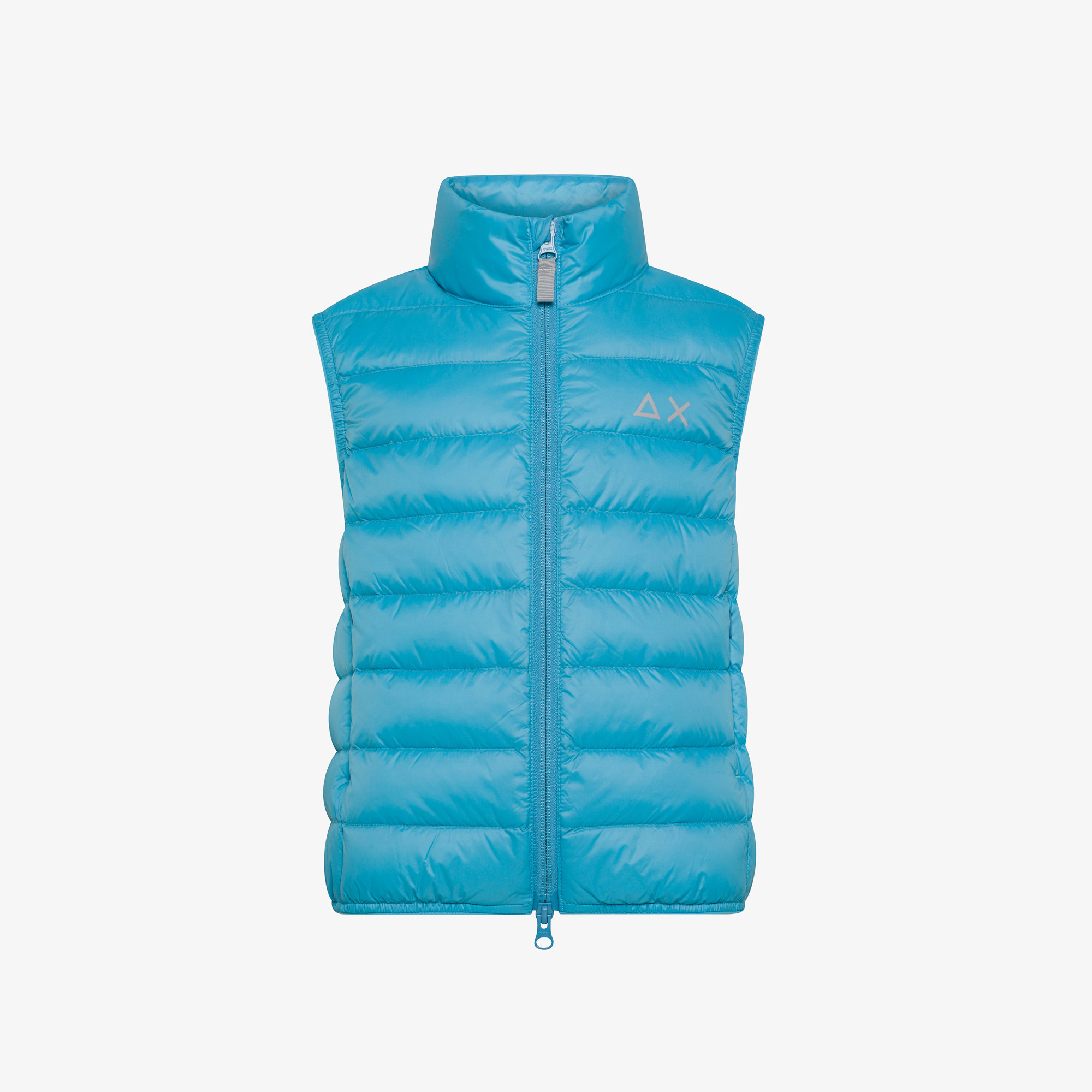 Quilted nylon gilet BLUE