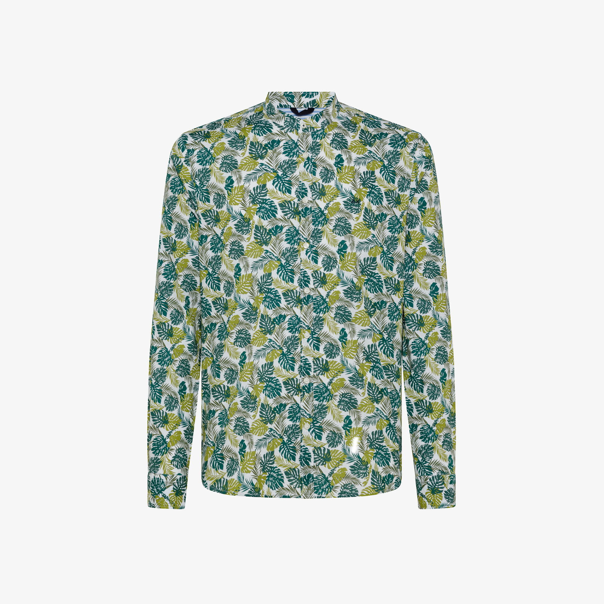 SHIRT KOREA FANCY WITH DETAIL VERDE PRATO/AZZURRO