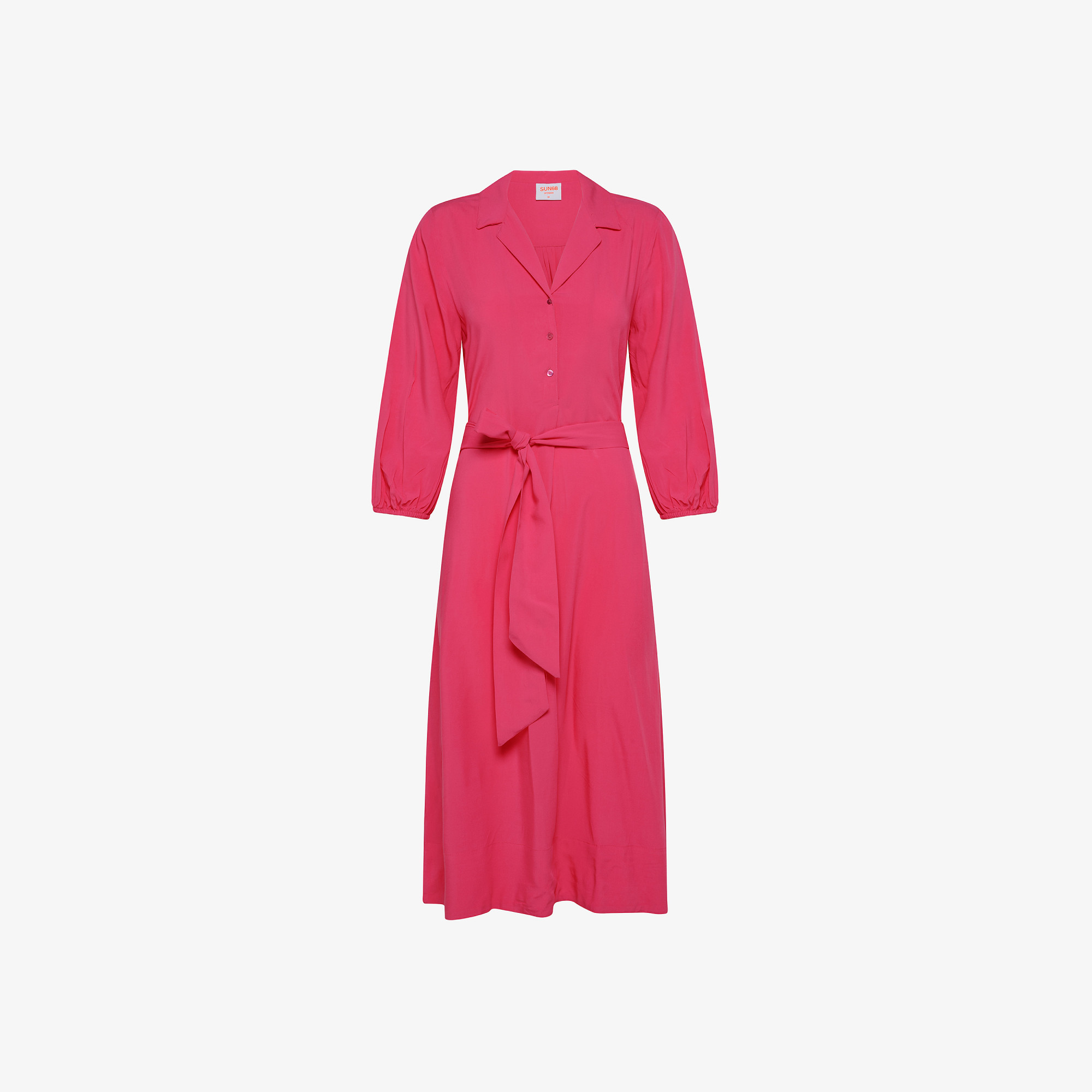 CHEMISIER DRESS L/S CICLAMINO
