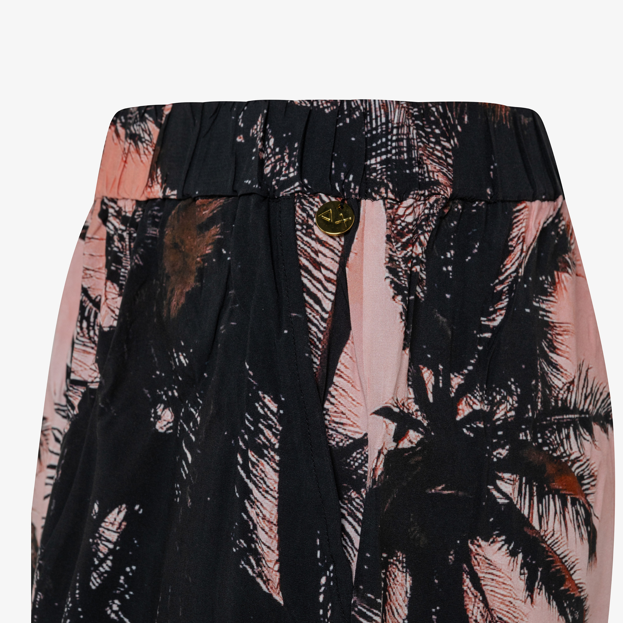 PANT SHORT BEACH PINK/BLACK