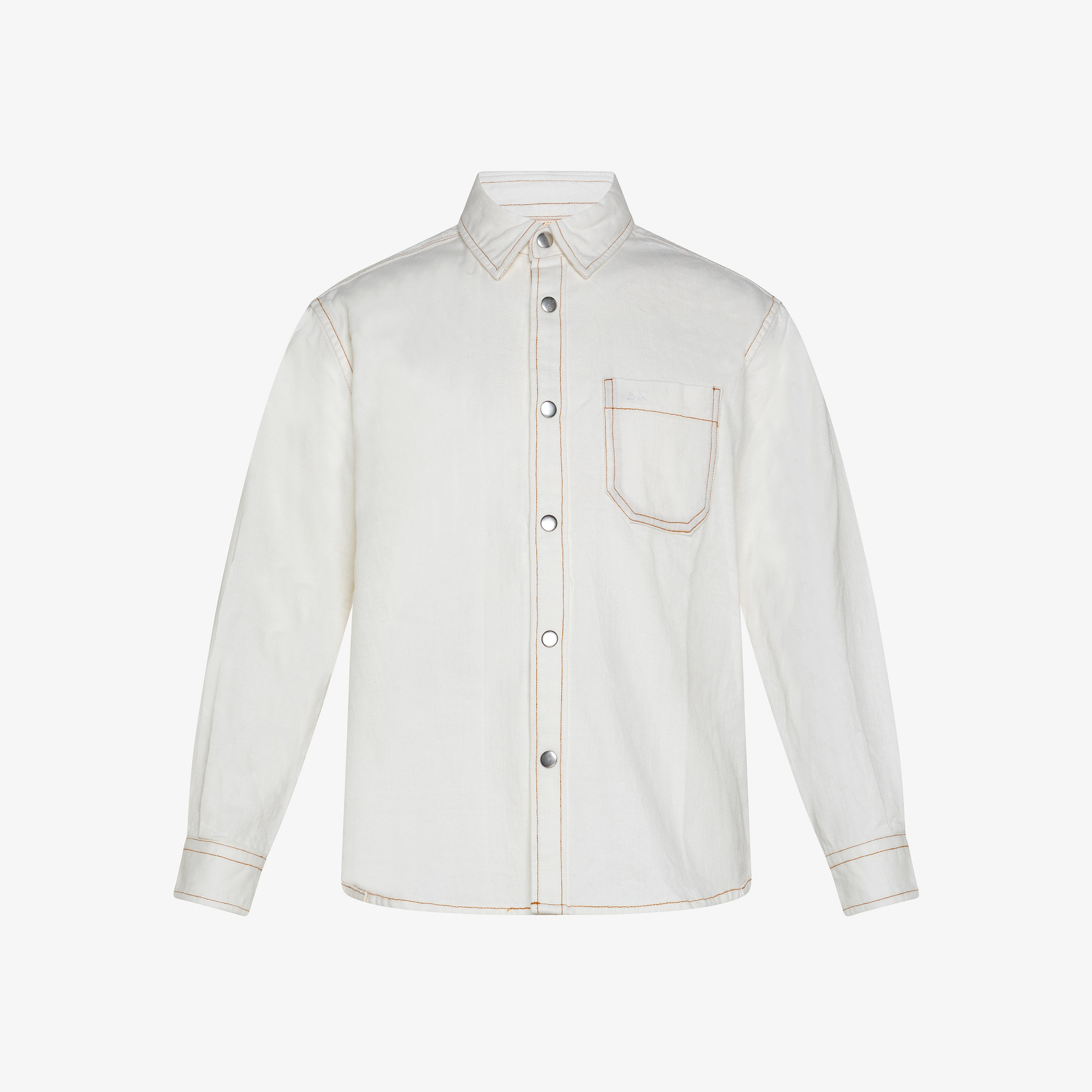 BOY'S SHIRT DENIM L/S BIANCO PANNA
