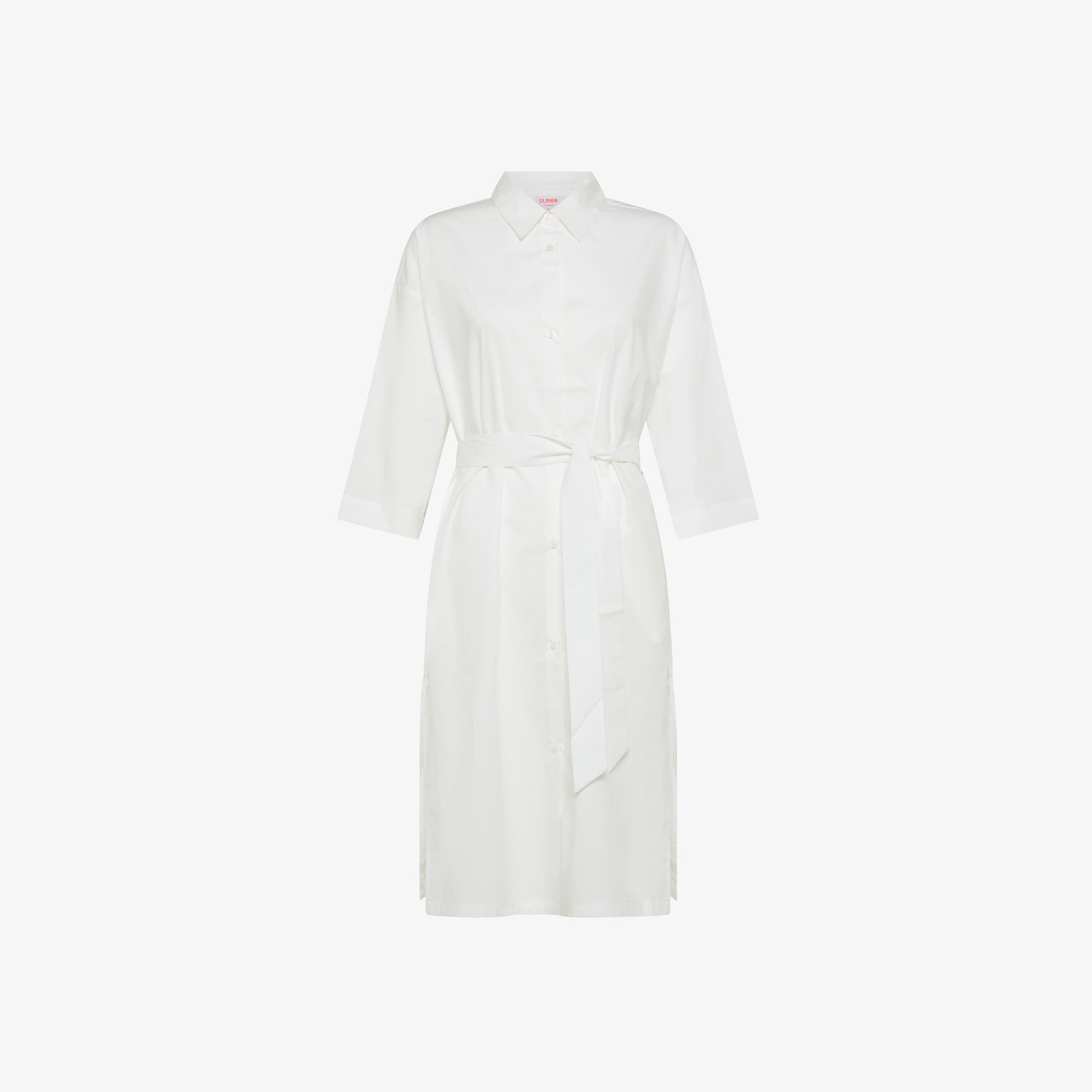 SHIRT DRESS BIANCO PANNA