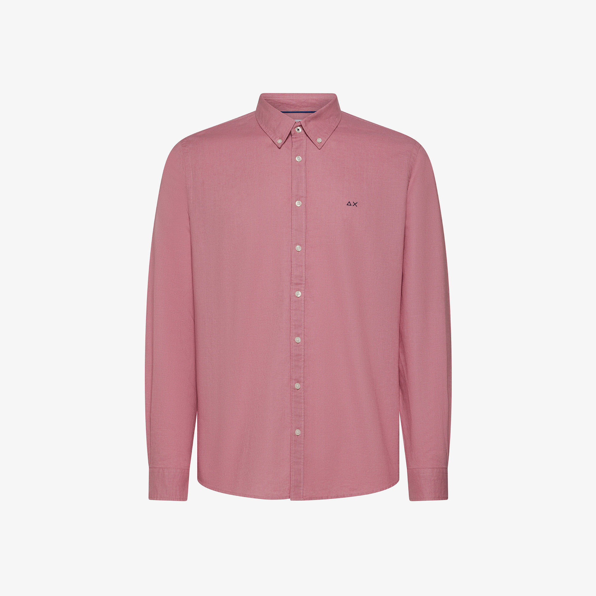 SHIRT LINEN BD L/S ROSA SCURO