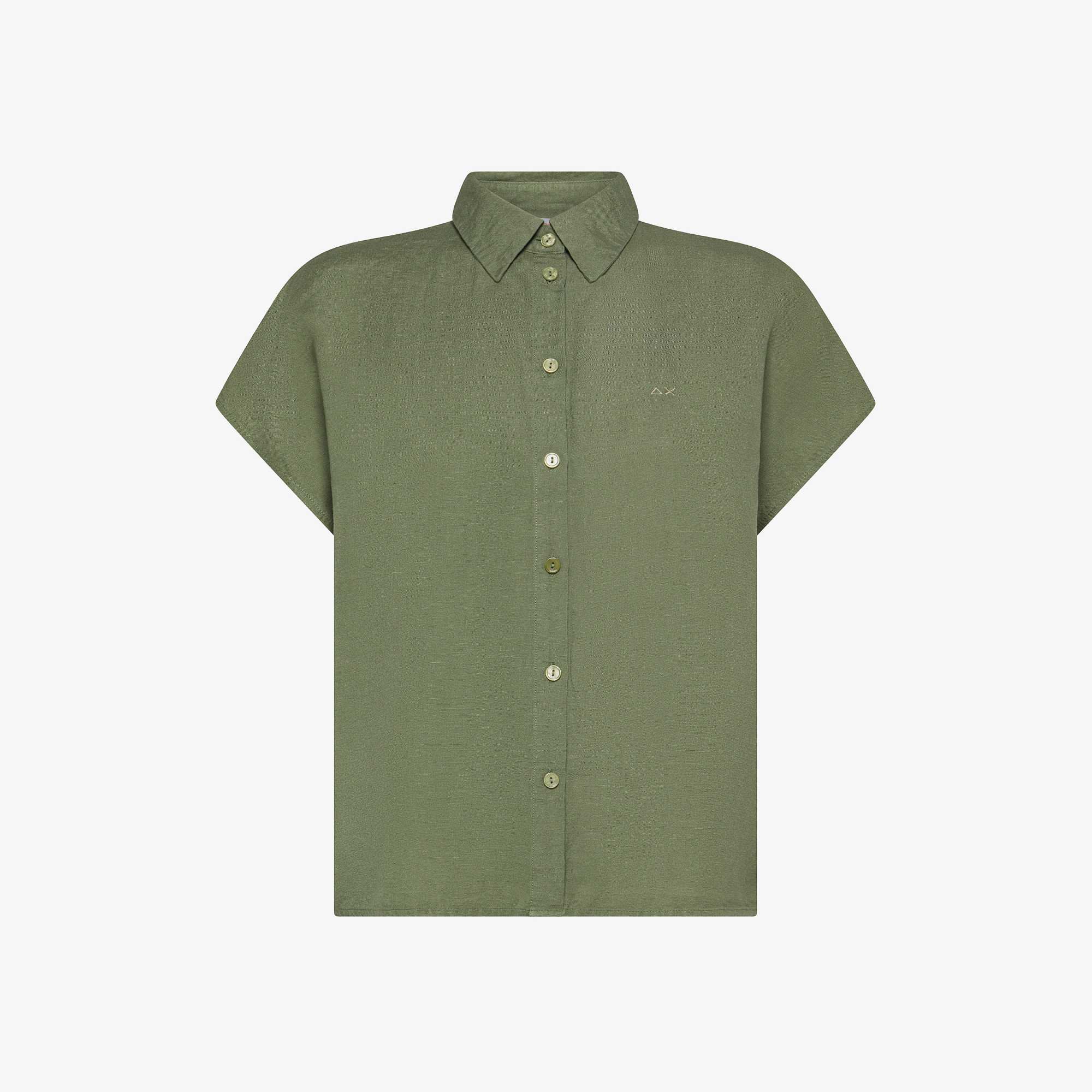 SHIRT LINEN NO SLV SAGE GREEN