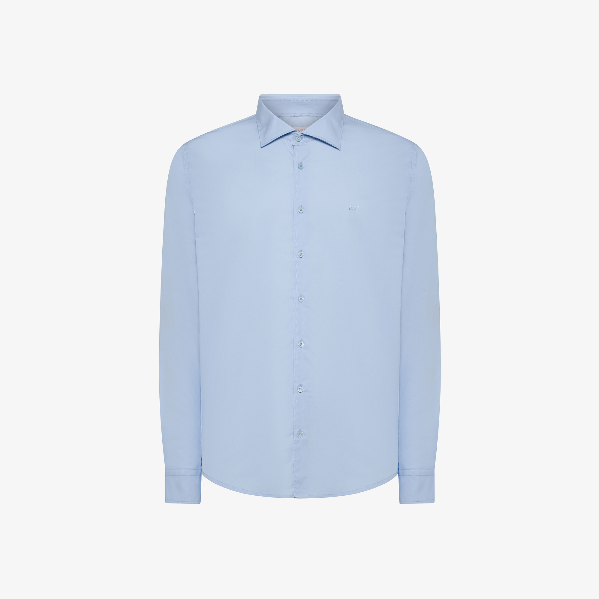 Cotton poplin shirt LIGHT BLUE