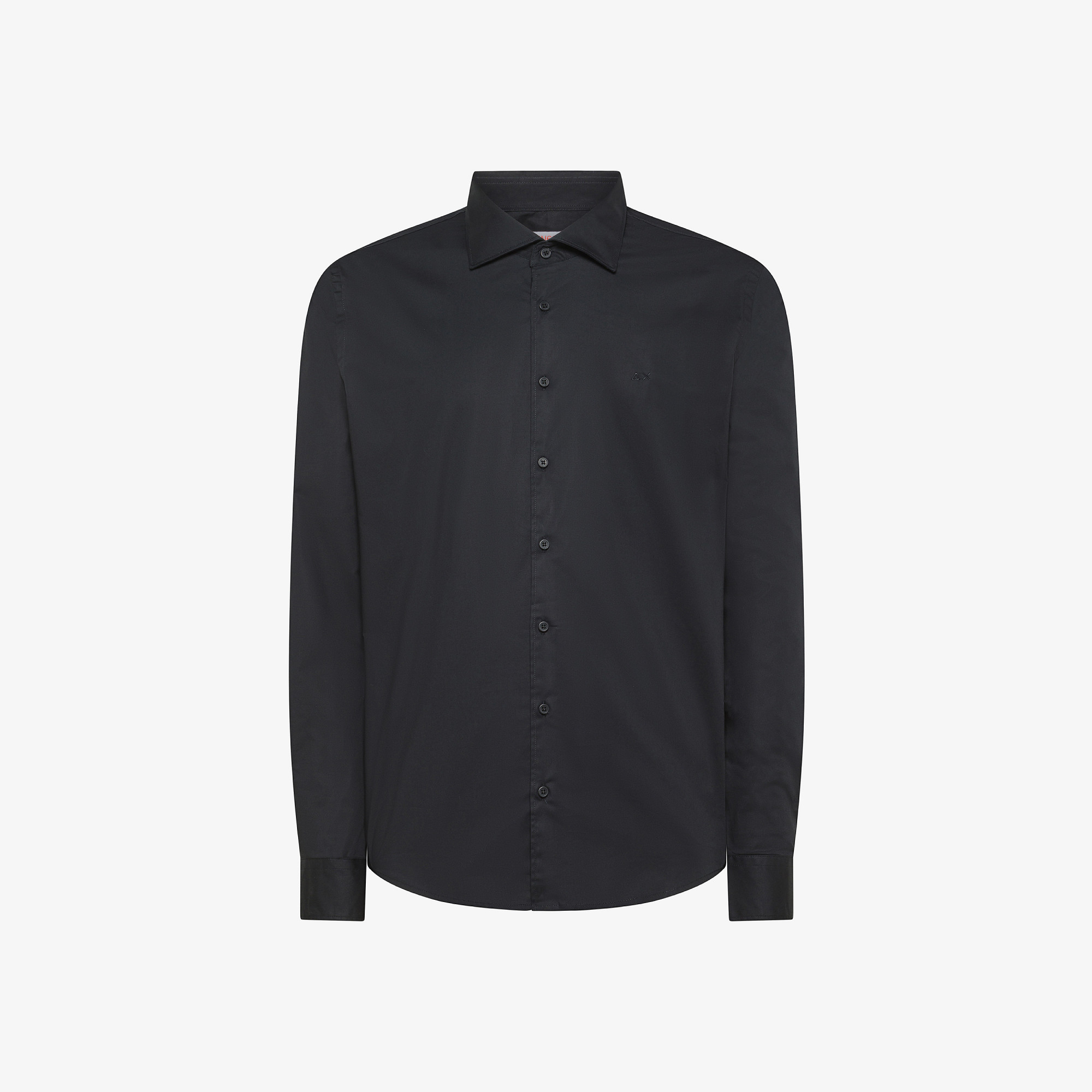 Cotton poplin shirt BLACK