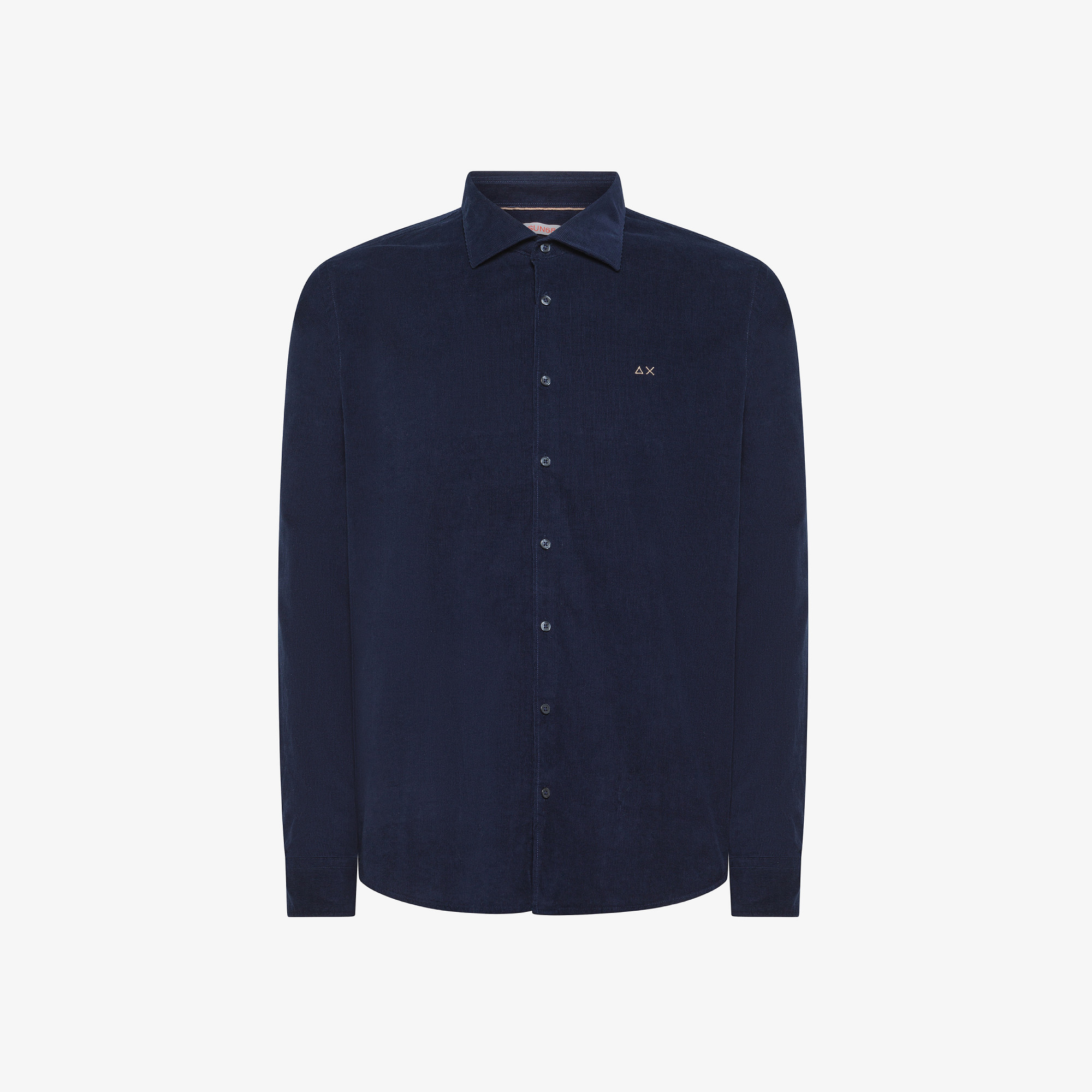 Camicia in velluto di cotone NAVY BLUE