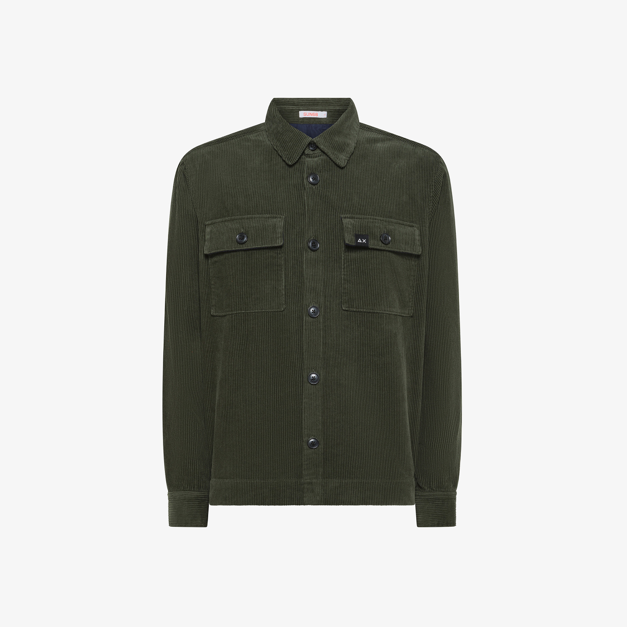 OVER SHIRT CORDUROY L/S VERDE SCURO