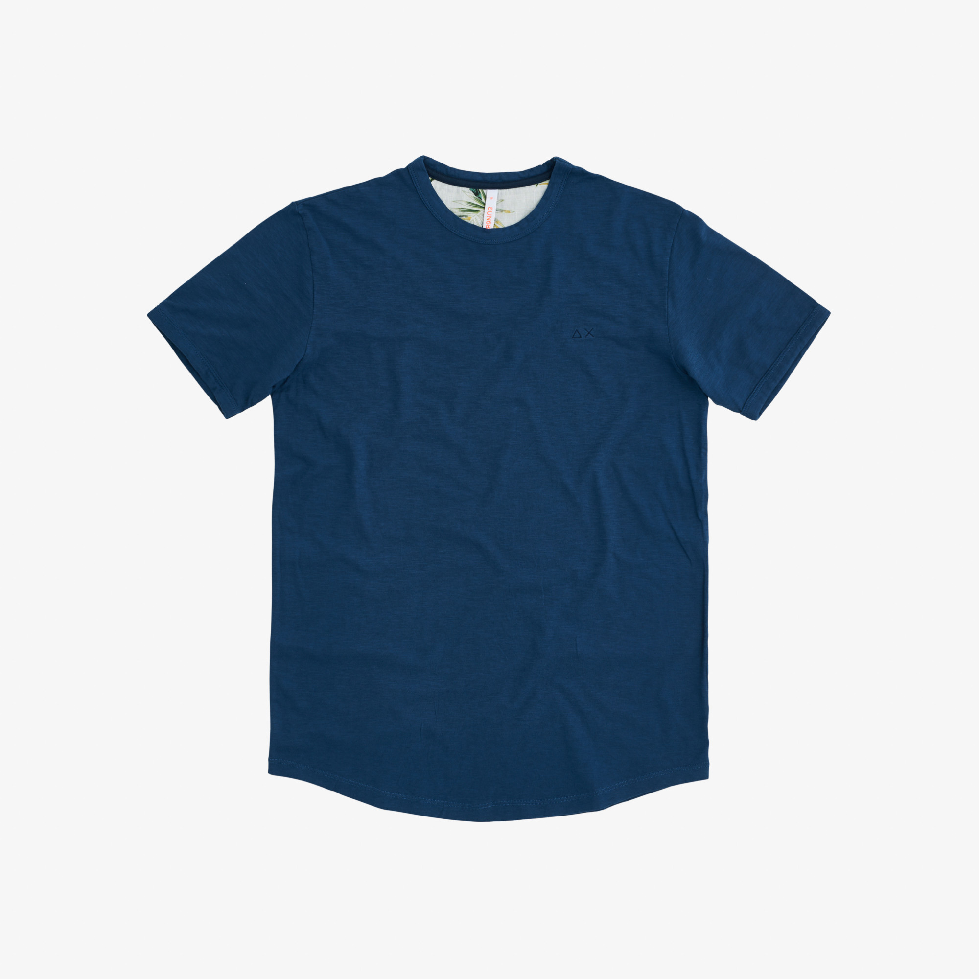 T-SHIRT ROUND SOLID BLUE