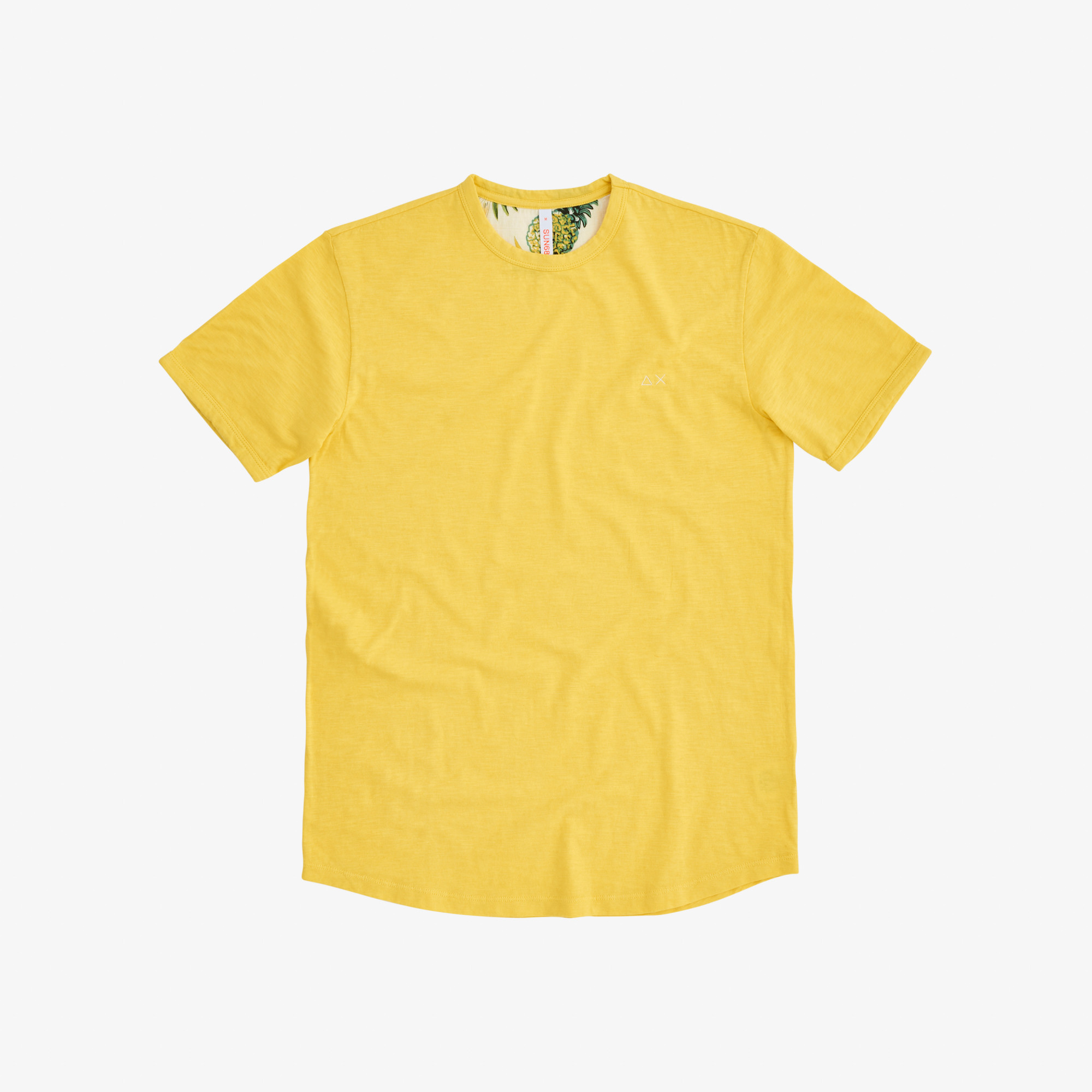 T-SHIRT ROUND SOLID GIALLO SOLE