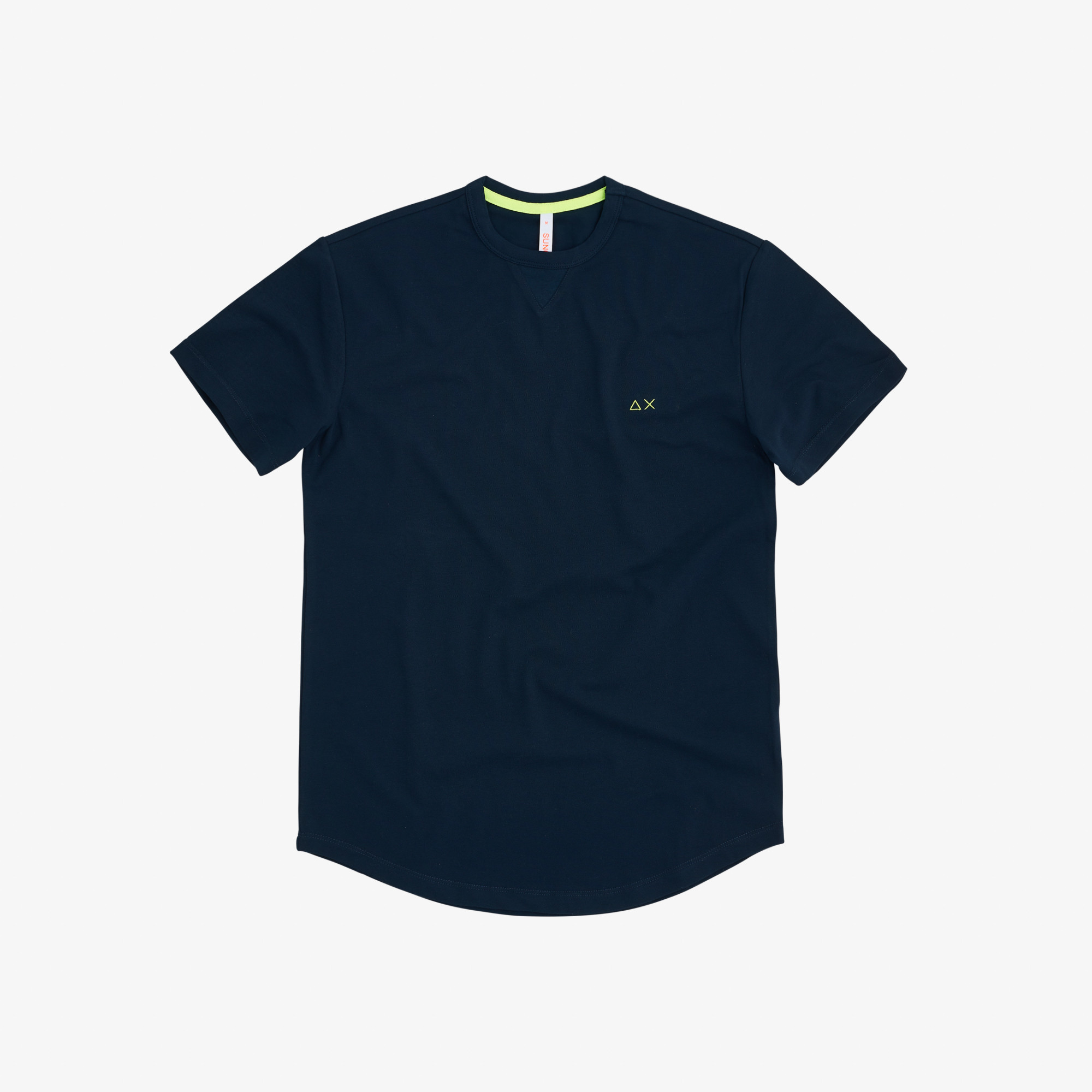 T-SHIRT SOLID PIQUET NAVY BLUE