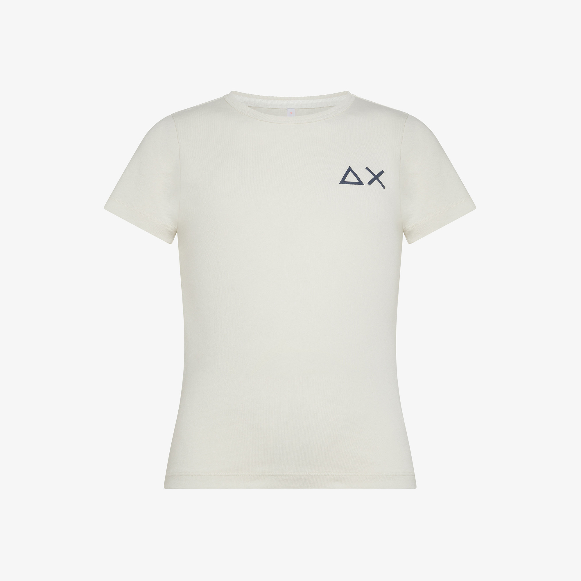 BOY'S T-SHIRT BIG AX LOGO ON CHEST S/S BIANCO PANNA