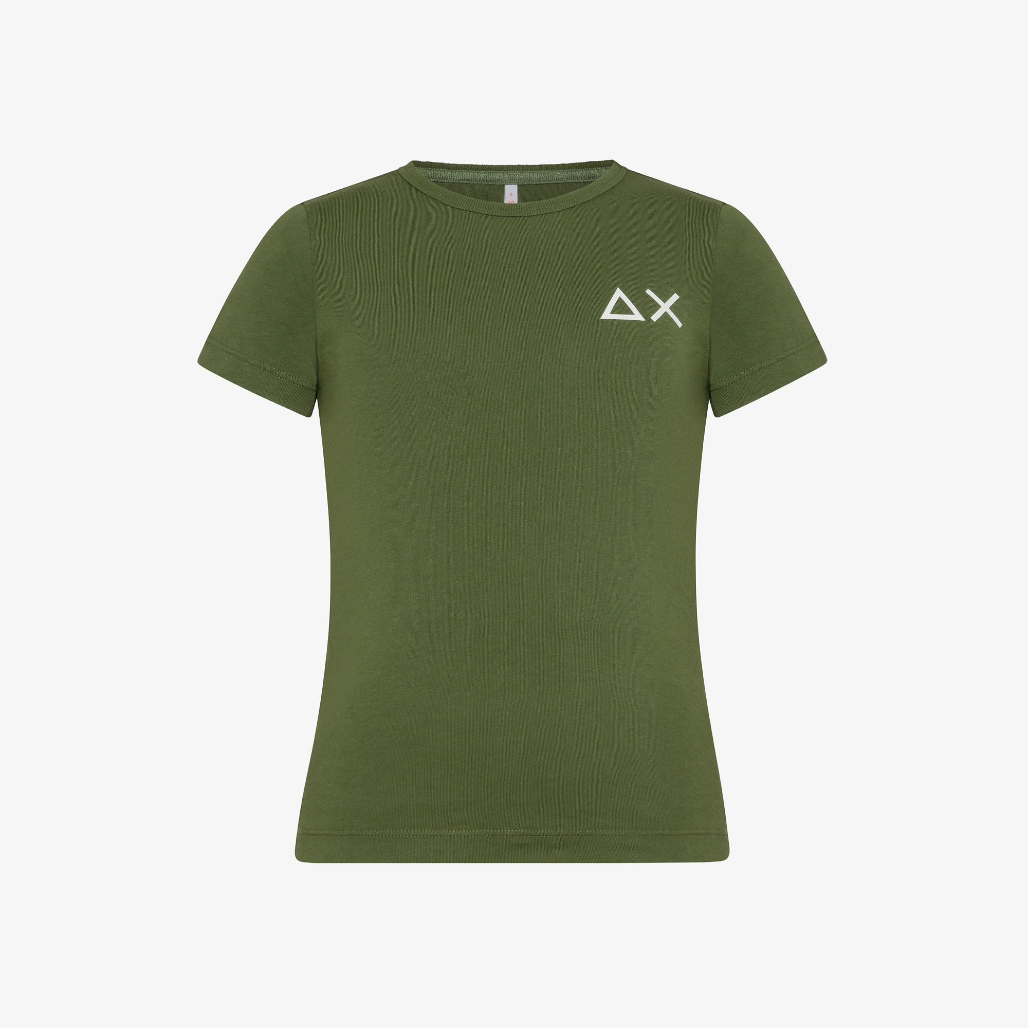 BOY'S T-SHIRT BIG AX LOGO ON CHEST S/S DARK GREEN