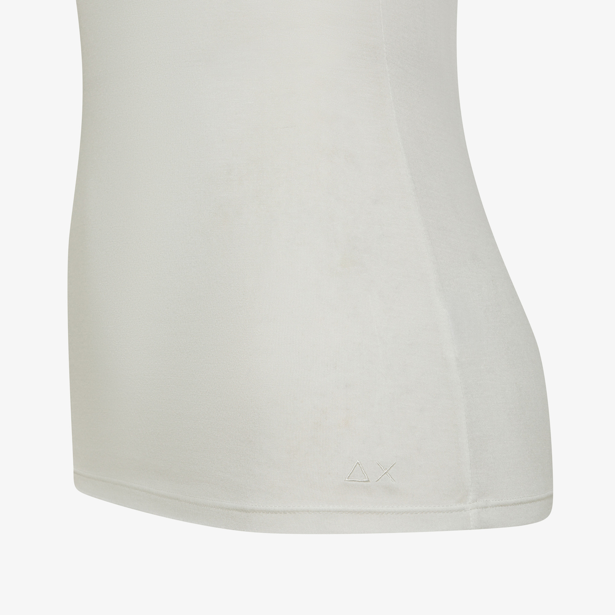 T-SHIRT ROUND NECK MODAL S/S OFF WHITE