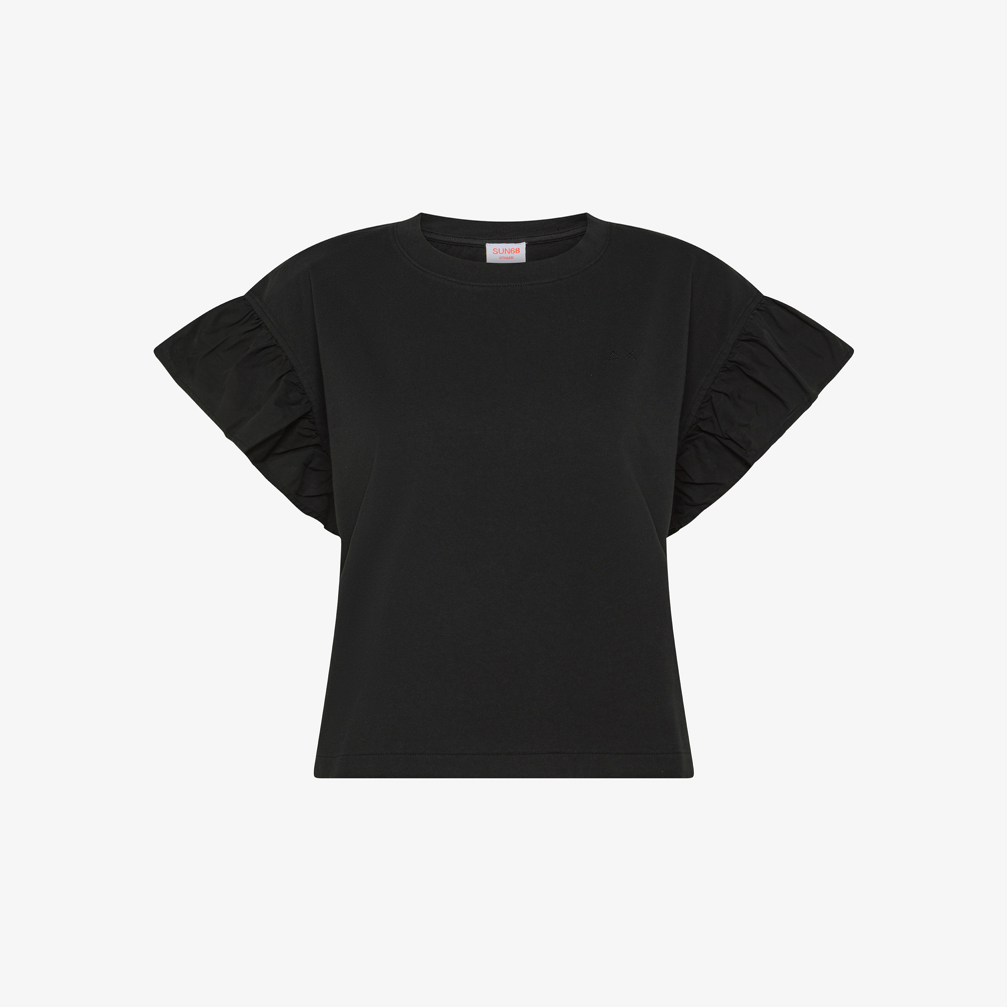 T-shirt in cotone nero