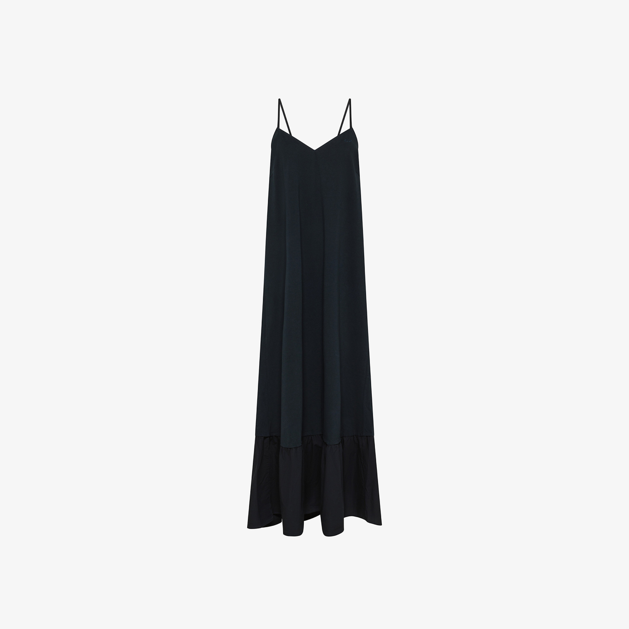 Navy blue cotton dress