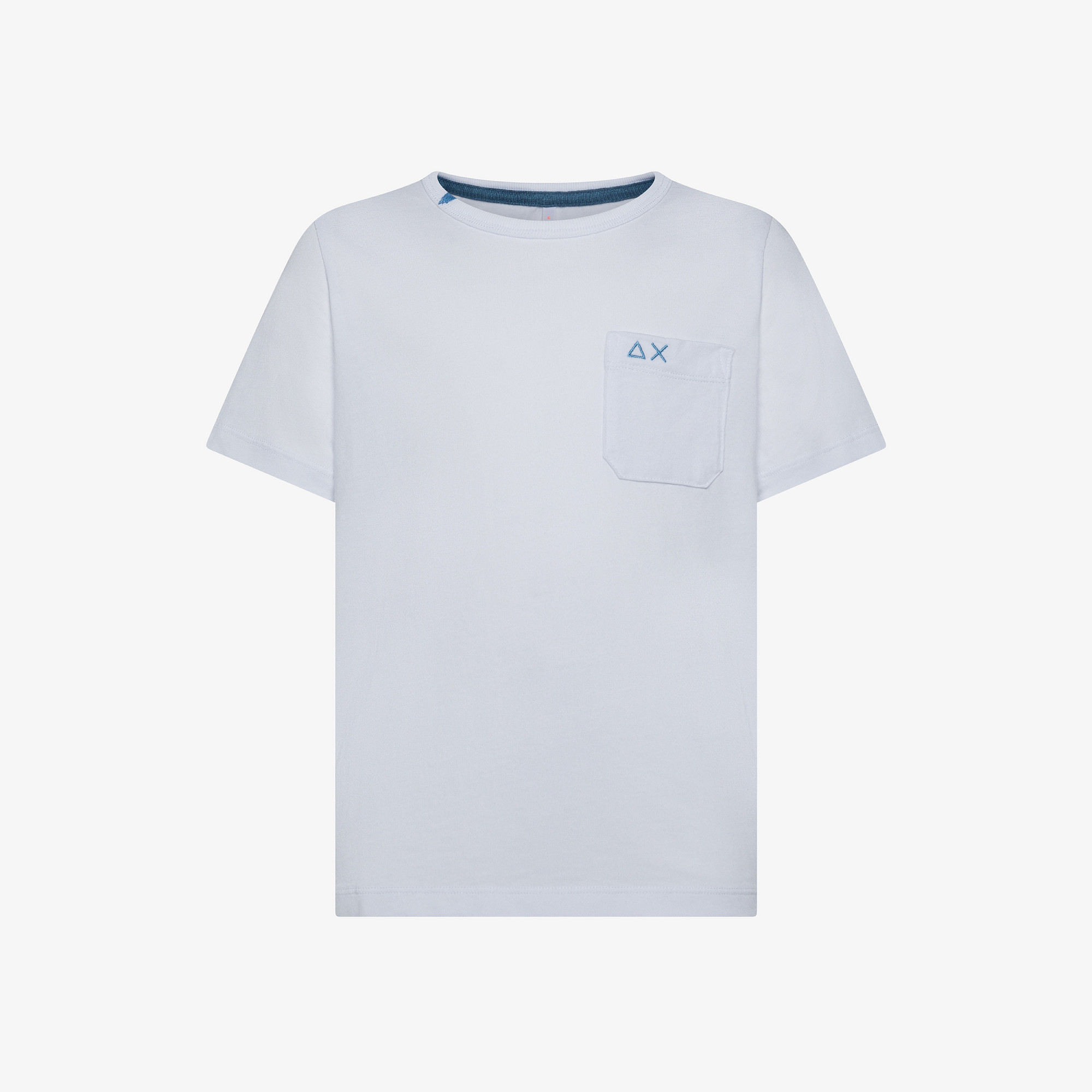 BOY'S T-SHIRT POCKET BASIC S/S BIANCO