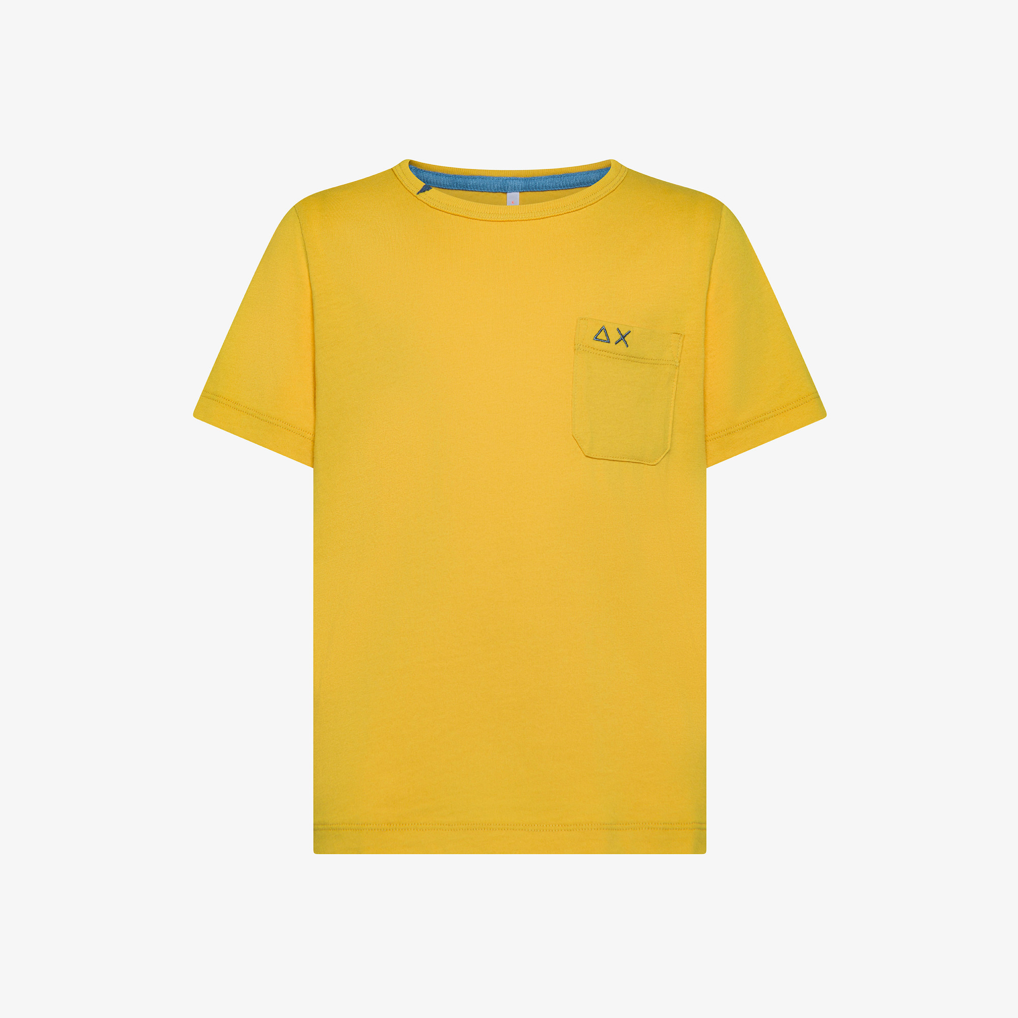 BOY'S T-SHIRT POCKET BASIC S/S GIALLO