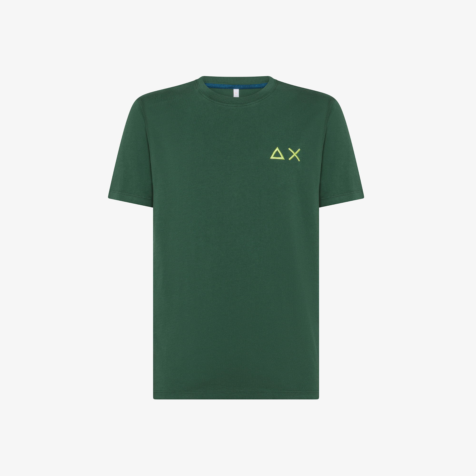 T-shirt in cotone VERDE SCURO