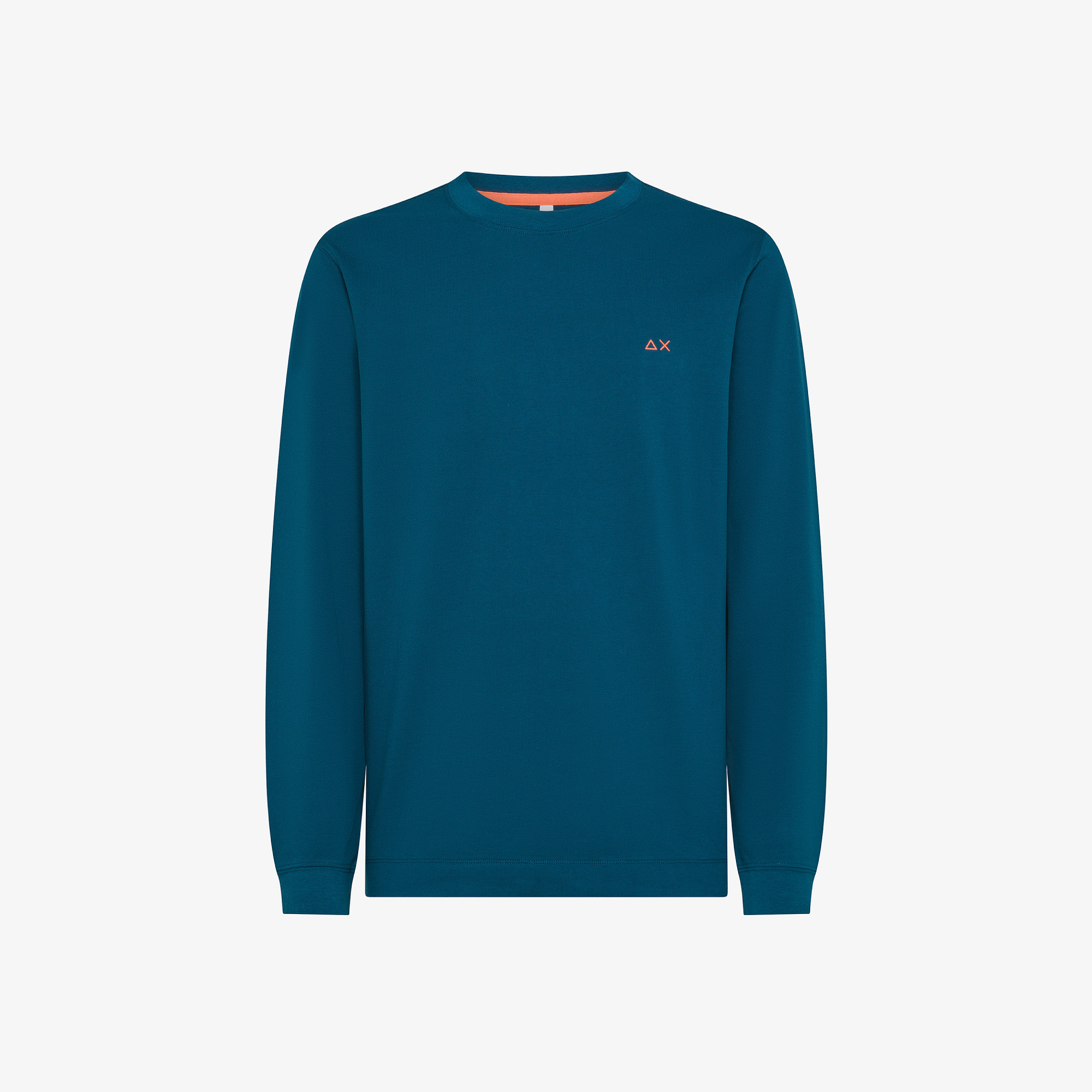 T-SHIRT SOLID PE L/S DEEP BLUE