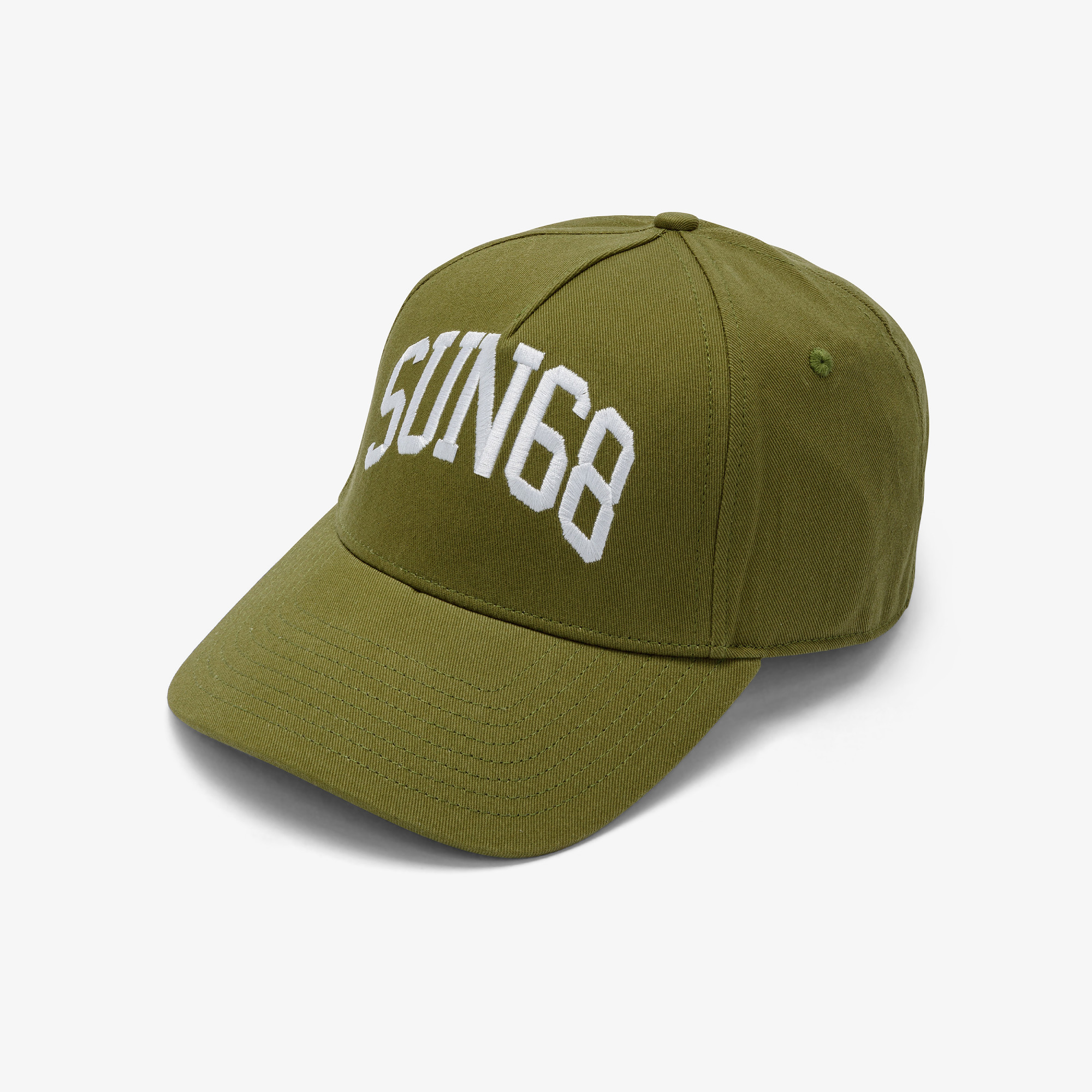 BEACH CAP LOGO VERDE SCURO