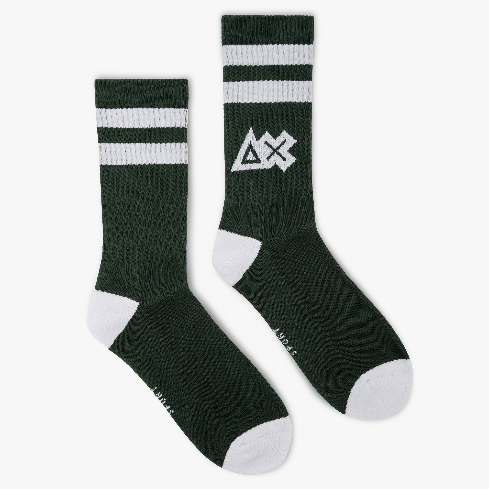 Cotton socks DARK GREEN