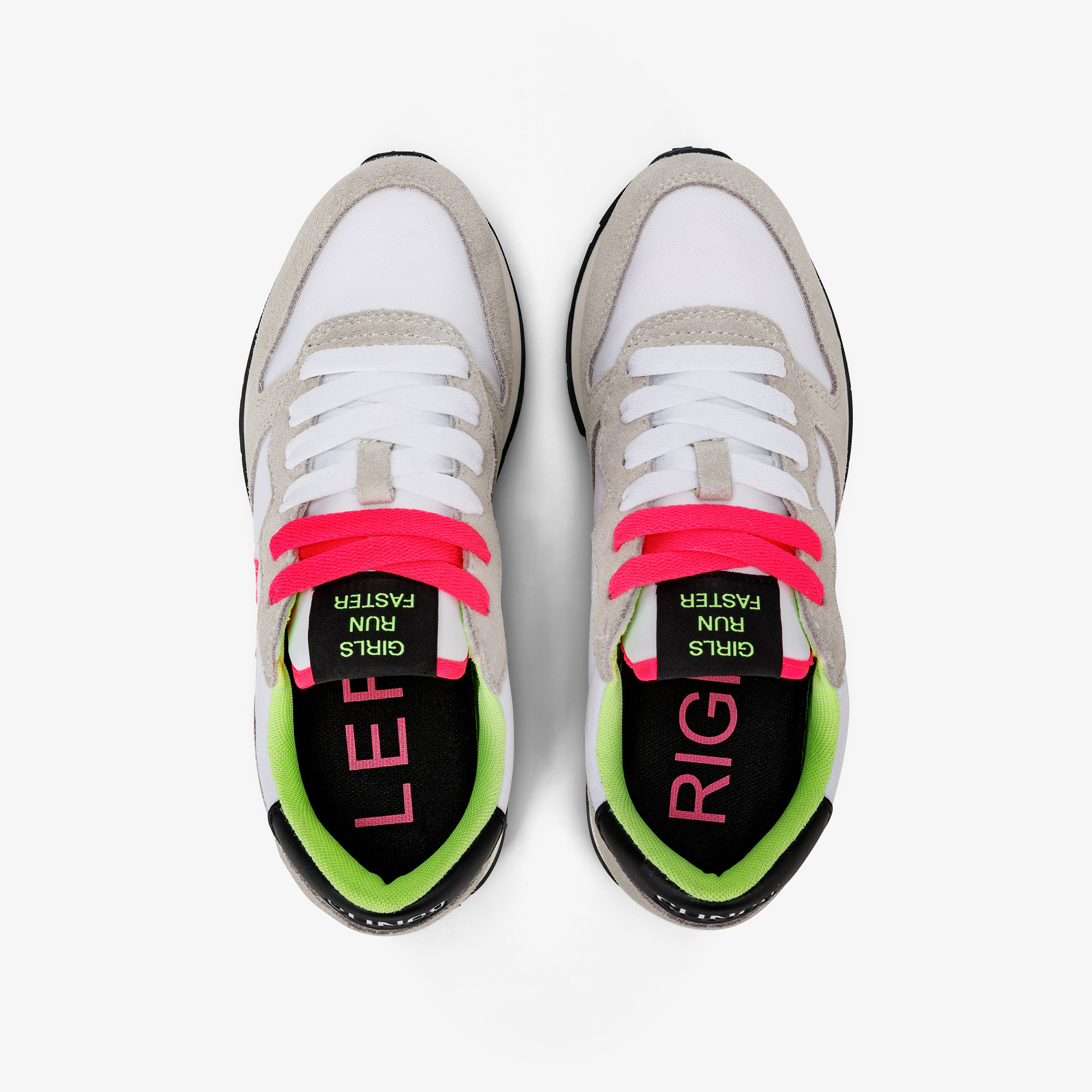 ALLY SOLID NYLON WHITE/YELLOW FLUO
