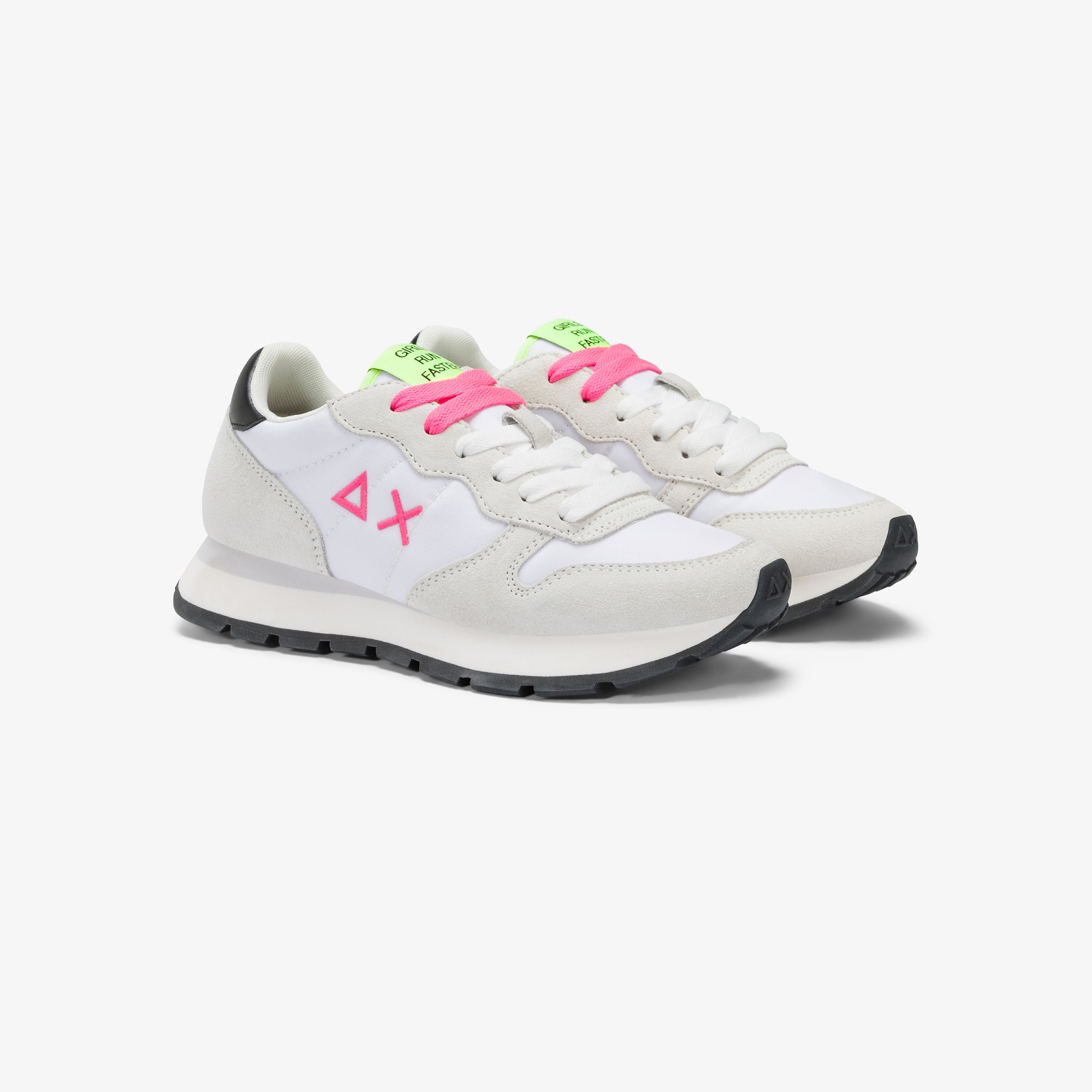ALLY SOLID NYLON WHITE/FUXIA FLUO