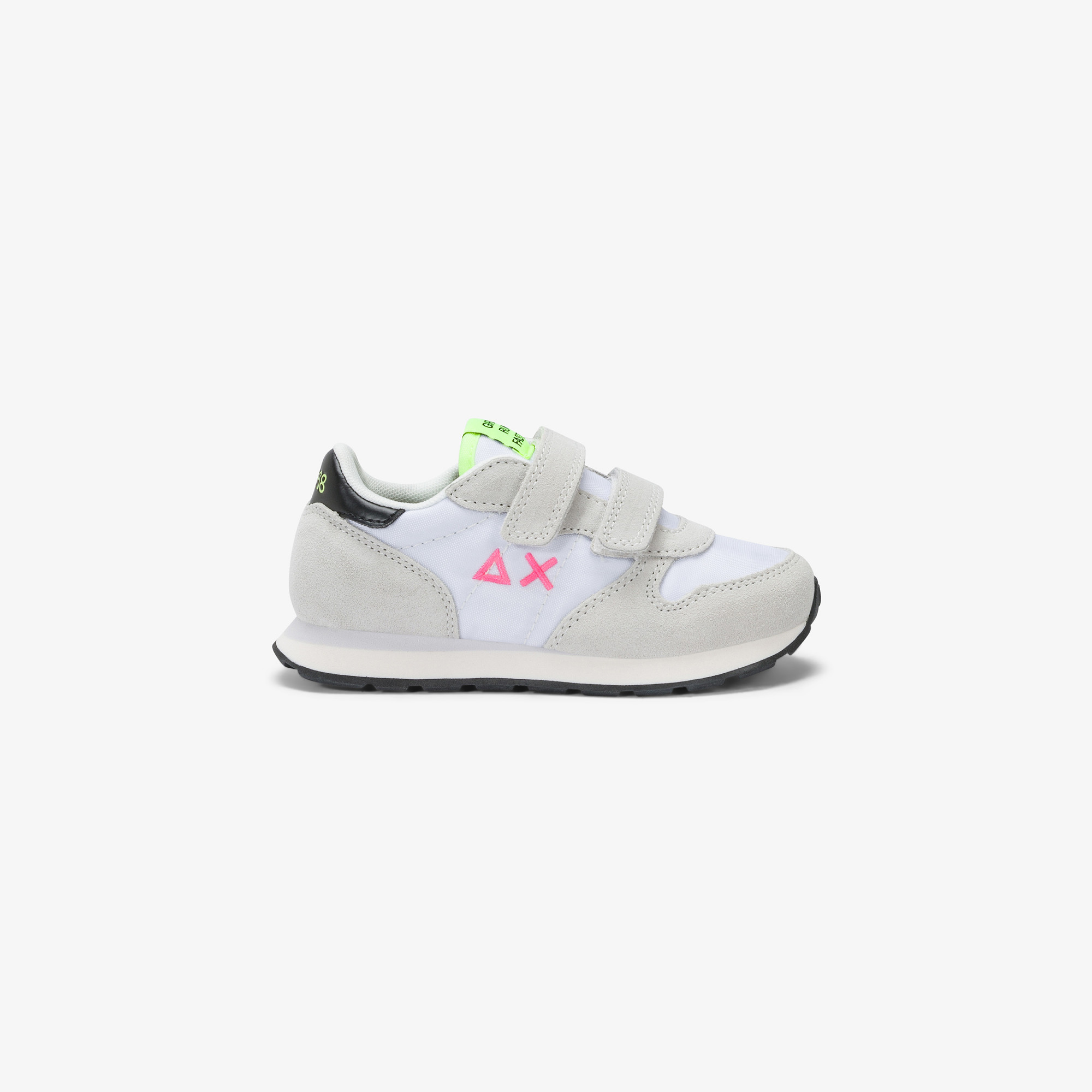 GIRL'S ALLY SOLID NYLON (BABY) WHITE/FUXIA FLUO