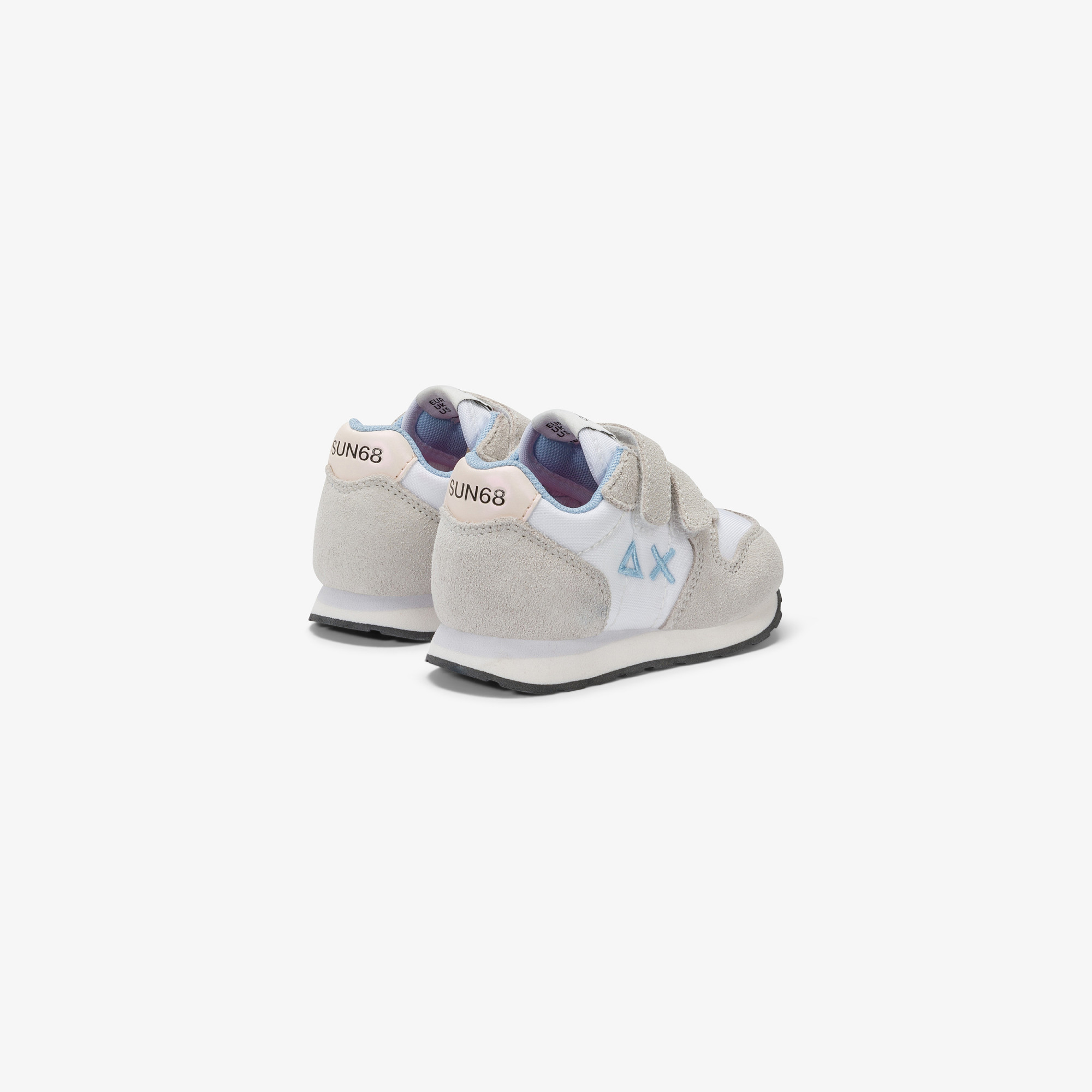 GIRL'S ALLY SOLID NYLON (FIRST STEP) WHITE