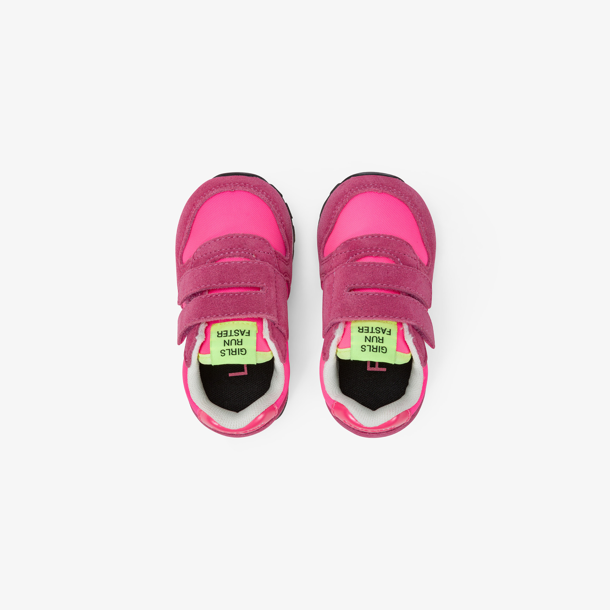 GIRL'S ALLY SOLID NYLON (FIRST STEP) FUXIA FLUO