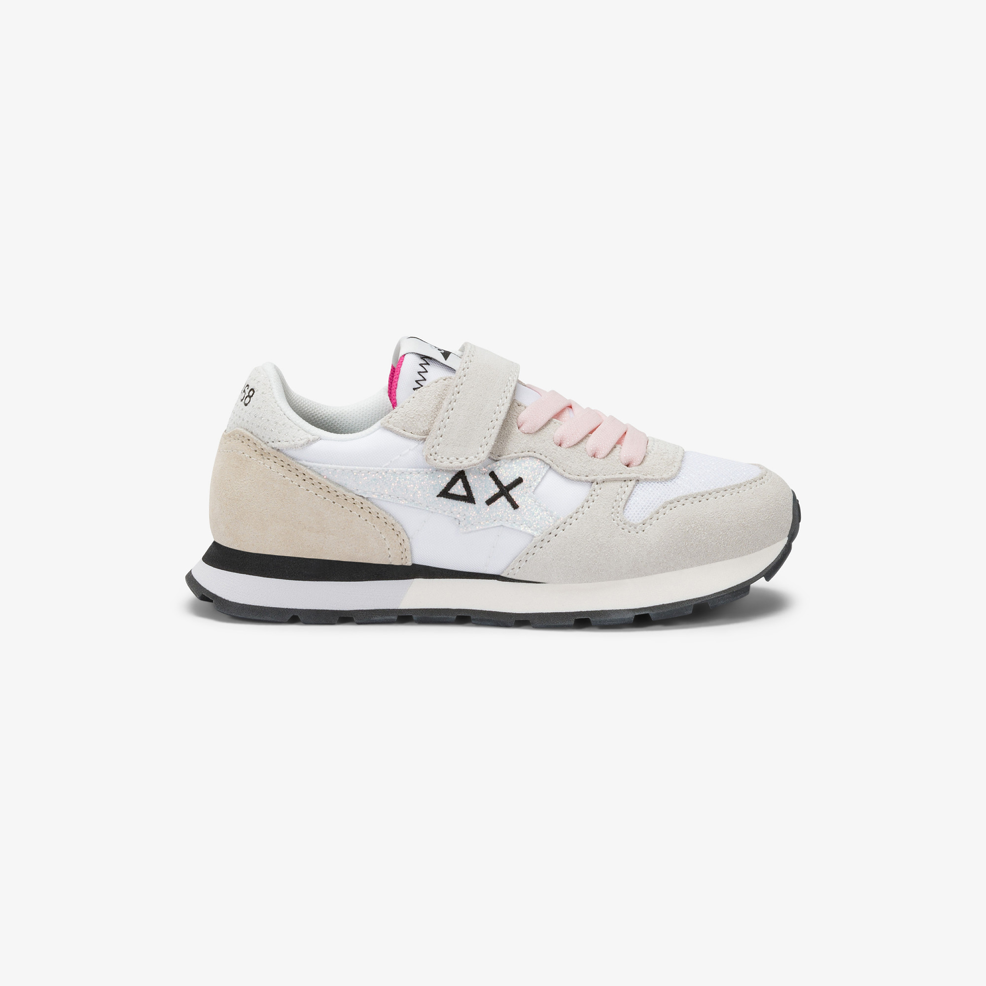 GIRL'S STARGIRL GLITTER LOGO (KID) BIANCO
