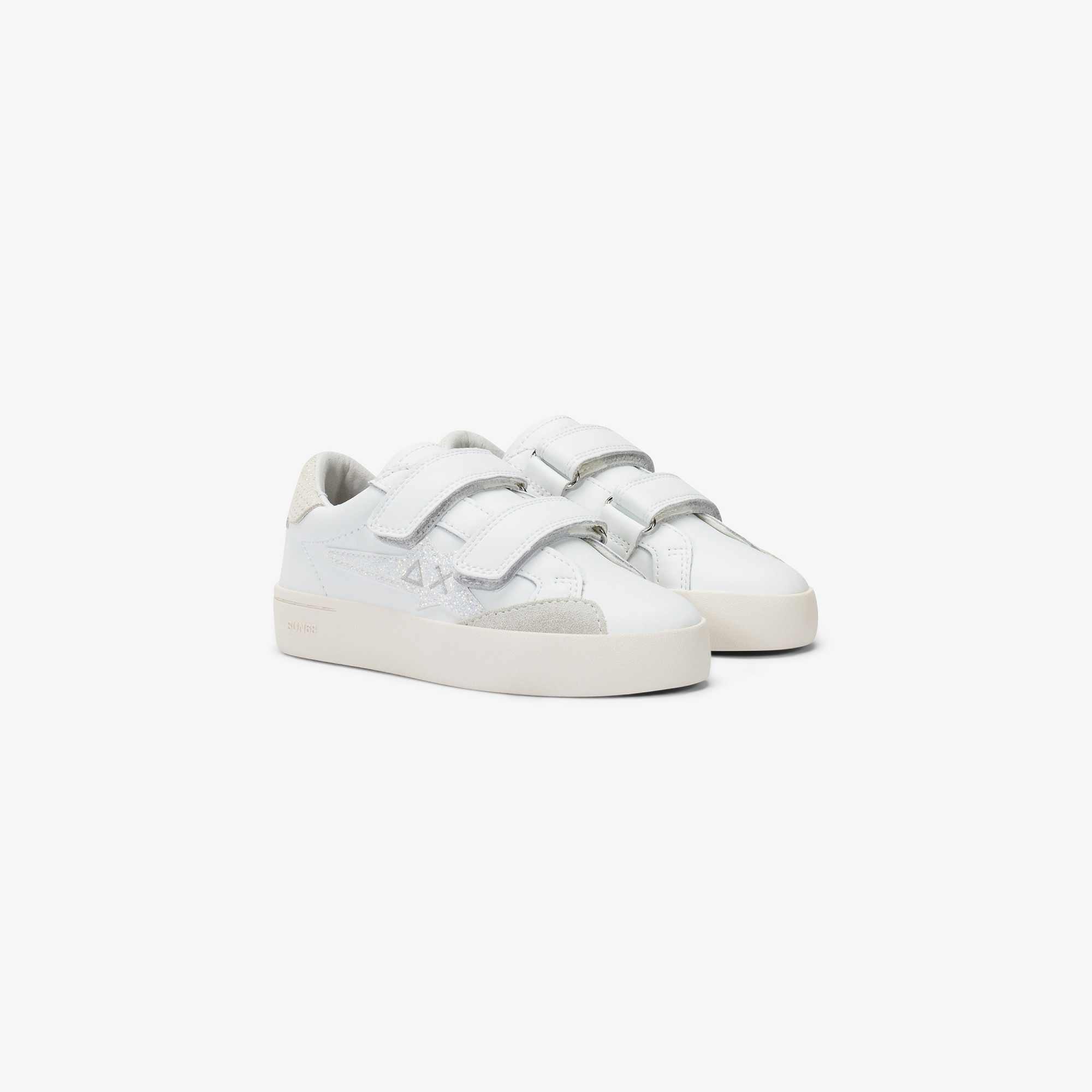 Sneaker Girl's Katy in pelle bianca