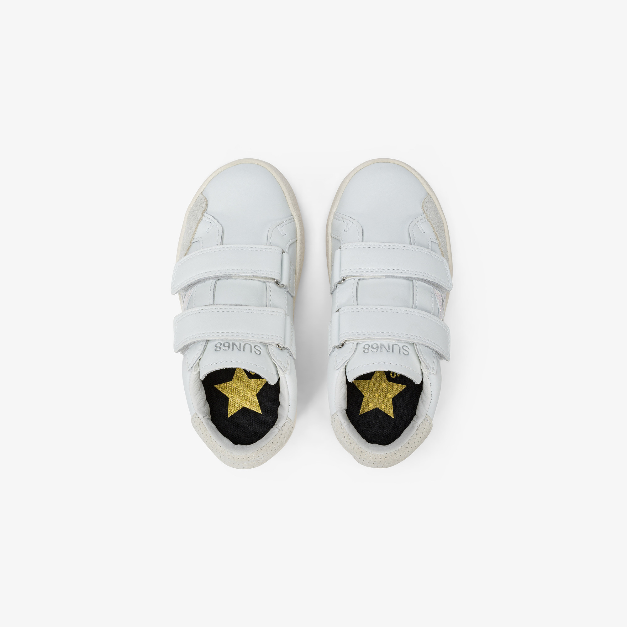 Sneaker Girl's Katy in pelle bianca