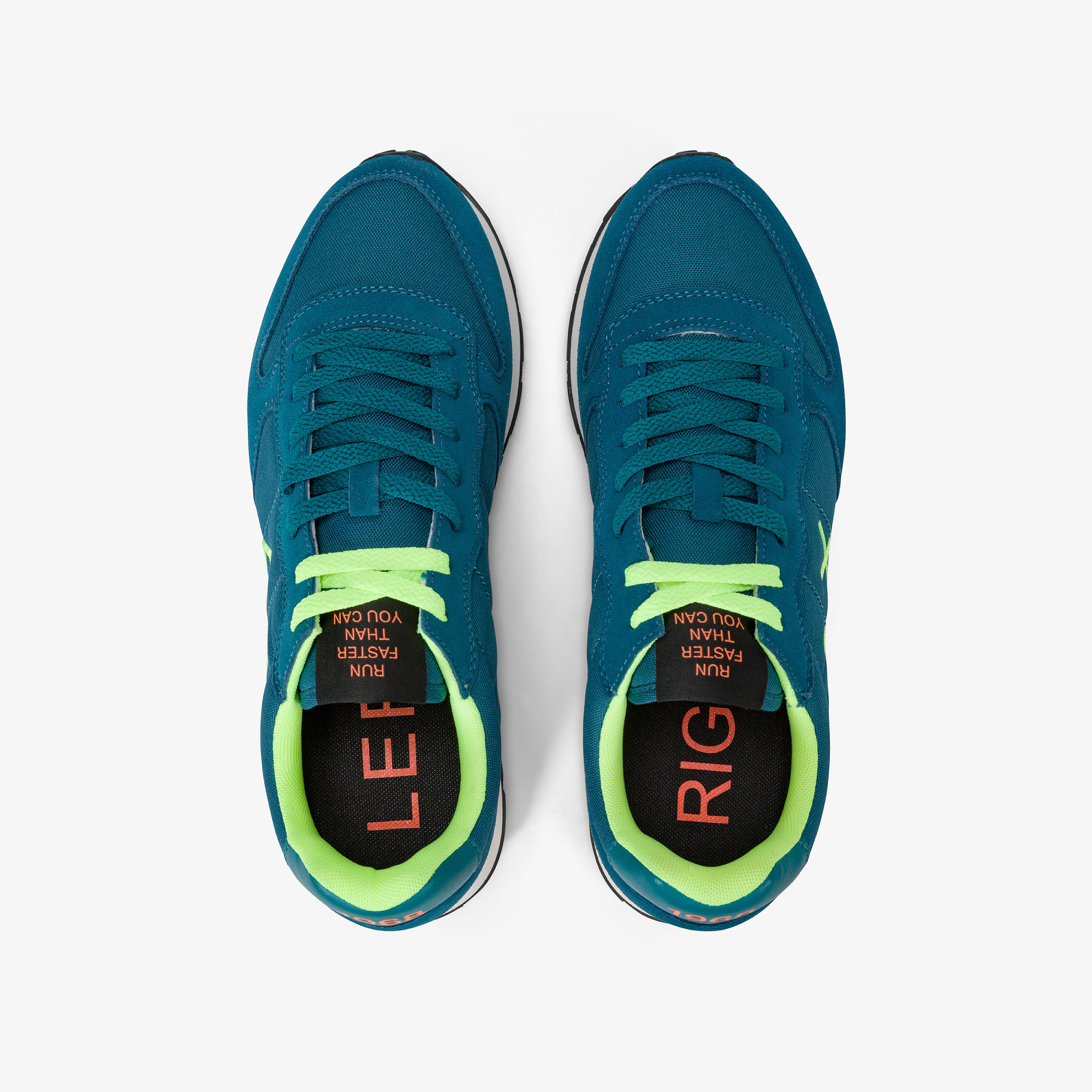 Tom Fluo nylon and suede sneaker OTTANIO