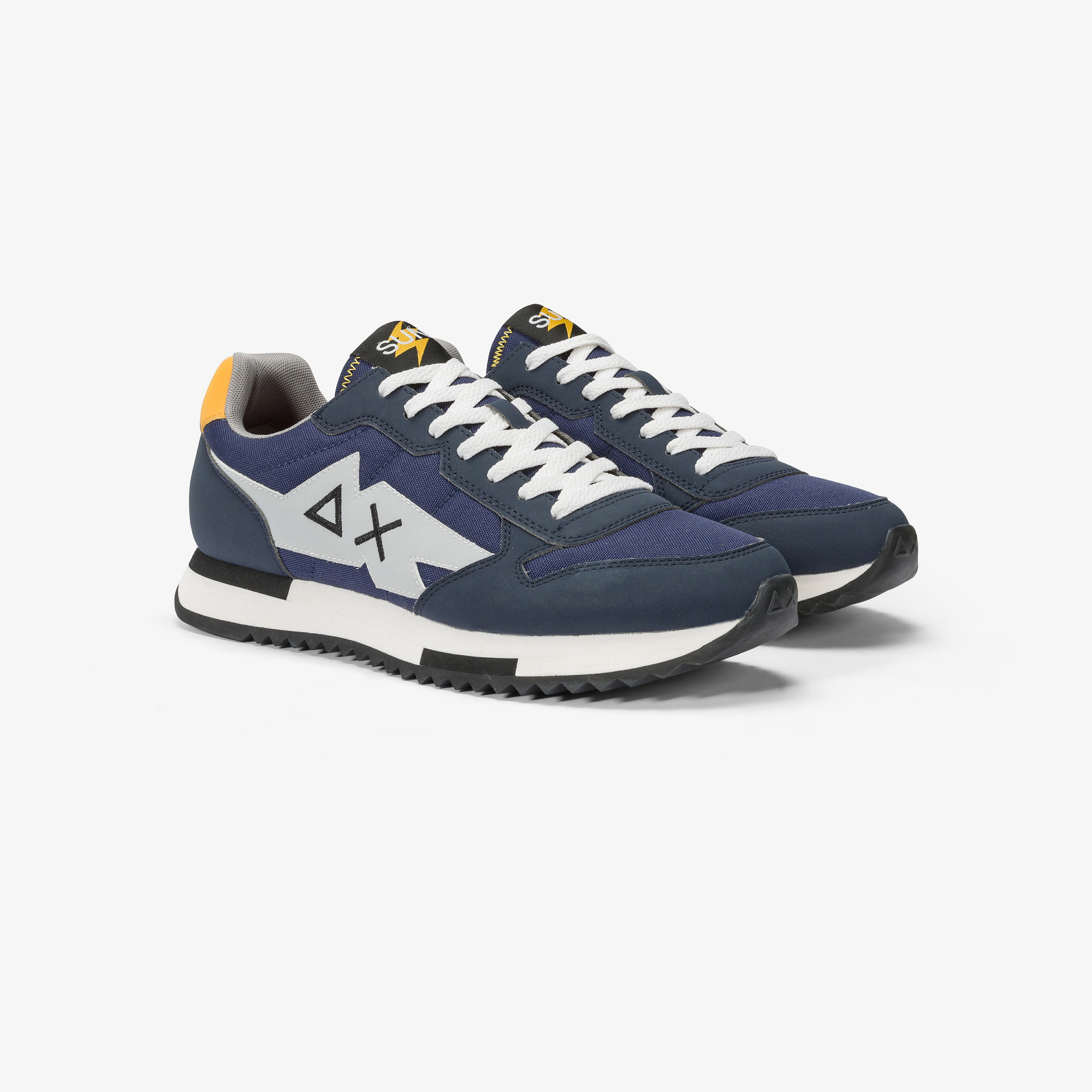 Niki nylon and microfibre sneaker NAVY BLUE