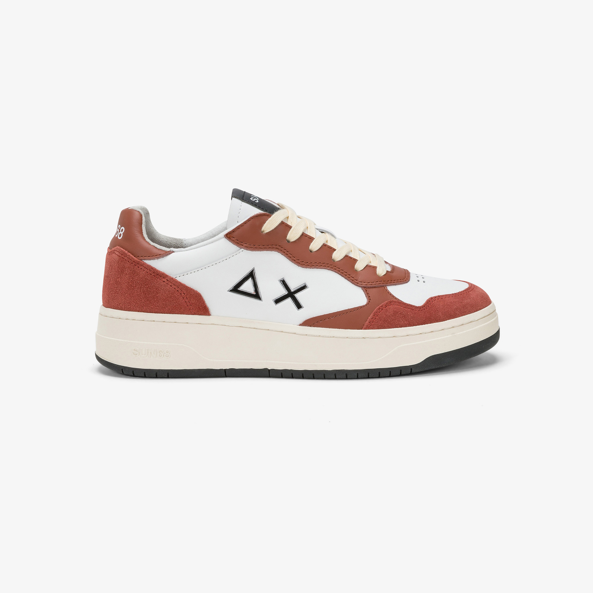 Big Basket leather sneaker RUST