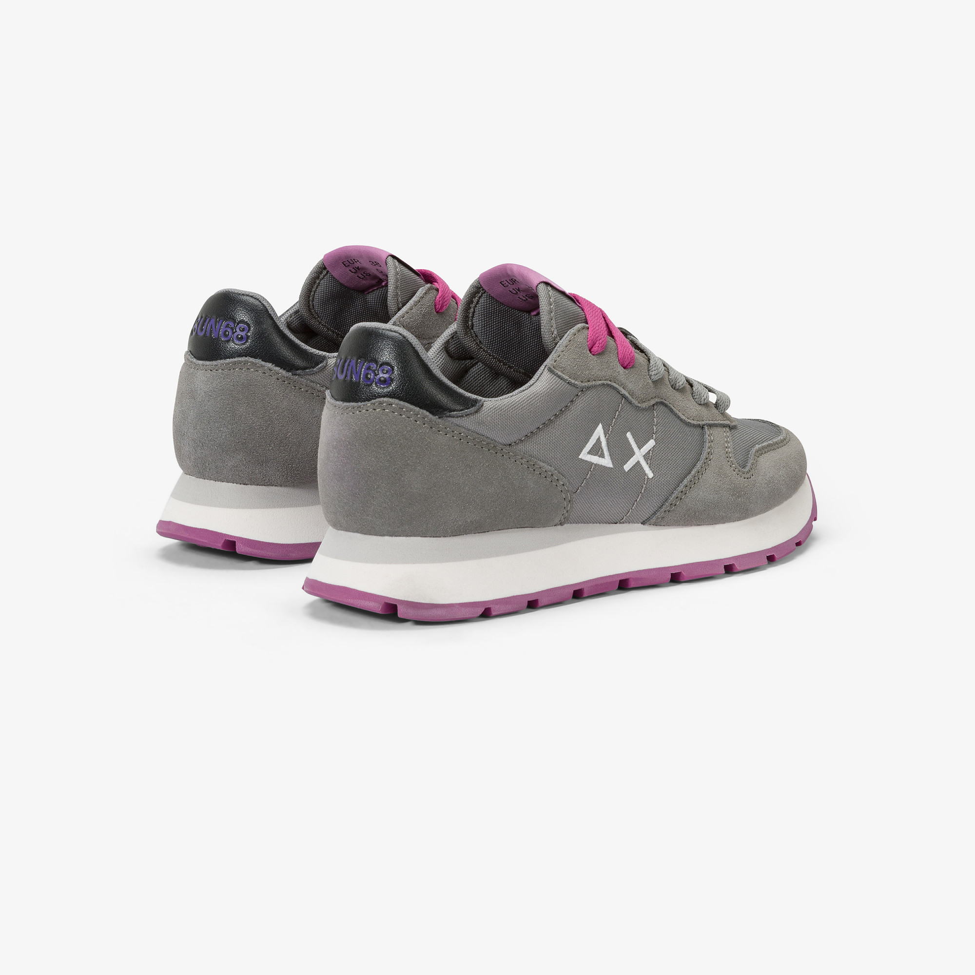 Ally suede and nylon sneaker MEDIUM GREY