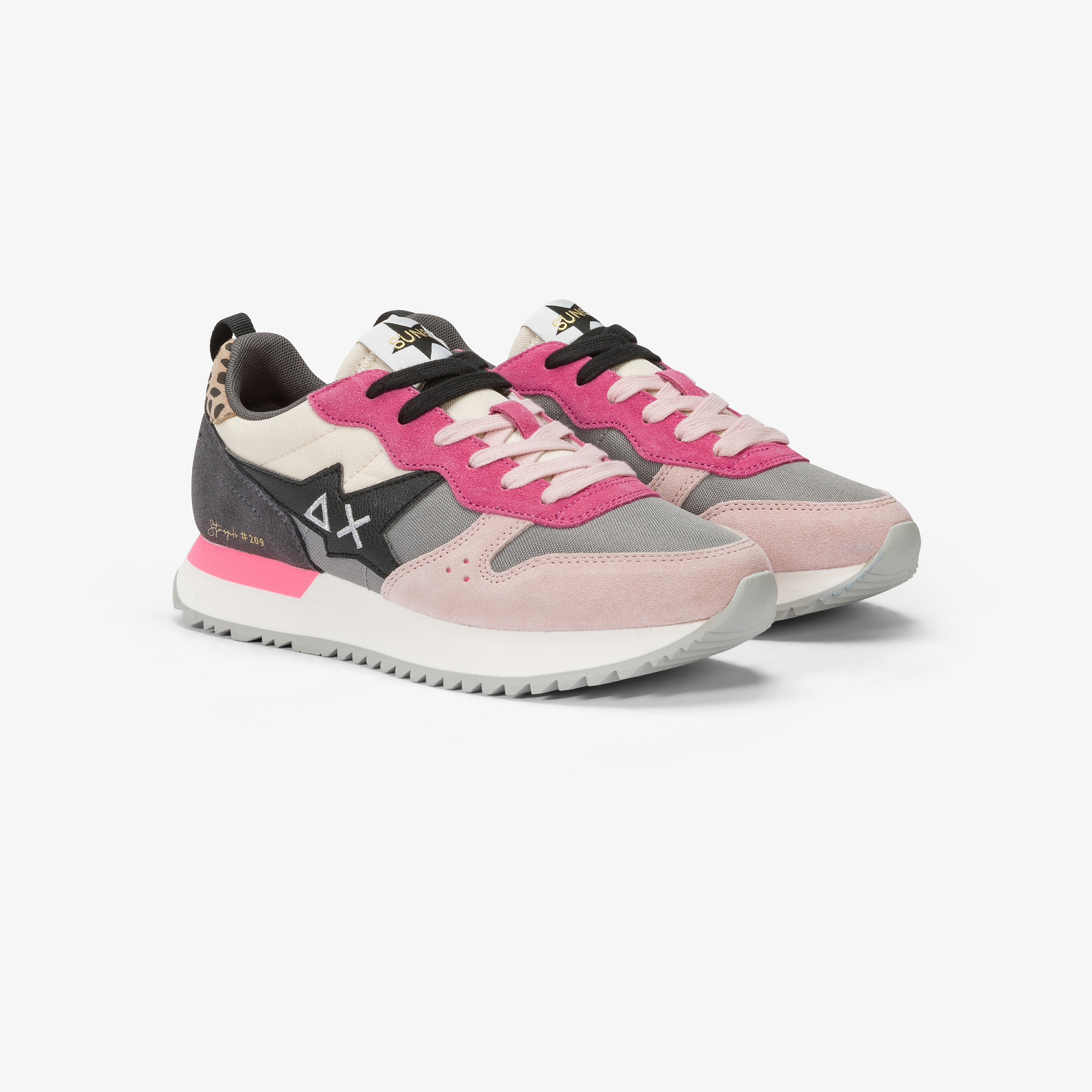 Sneaker Stargirl Multicolor in suede e nylon GRIGIO MEDIO