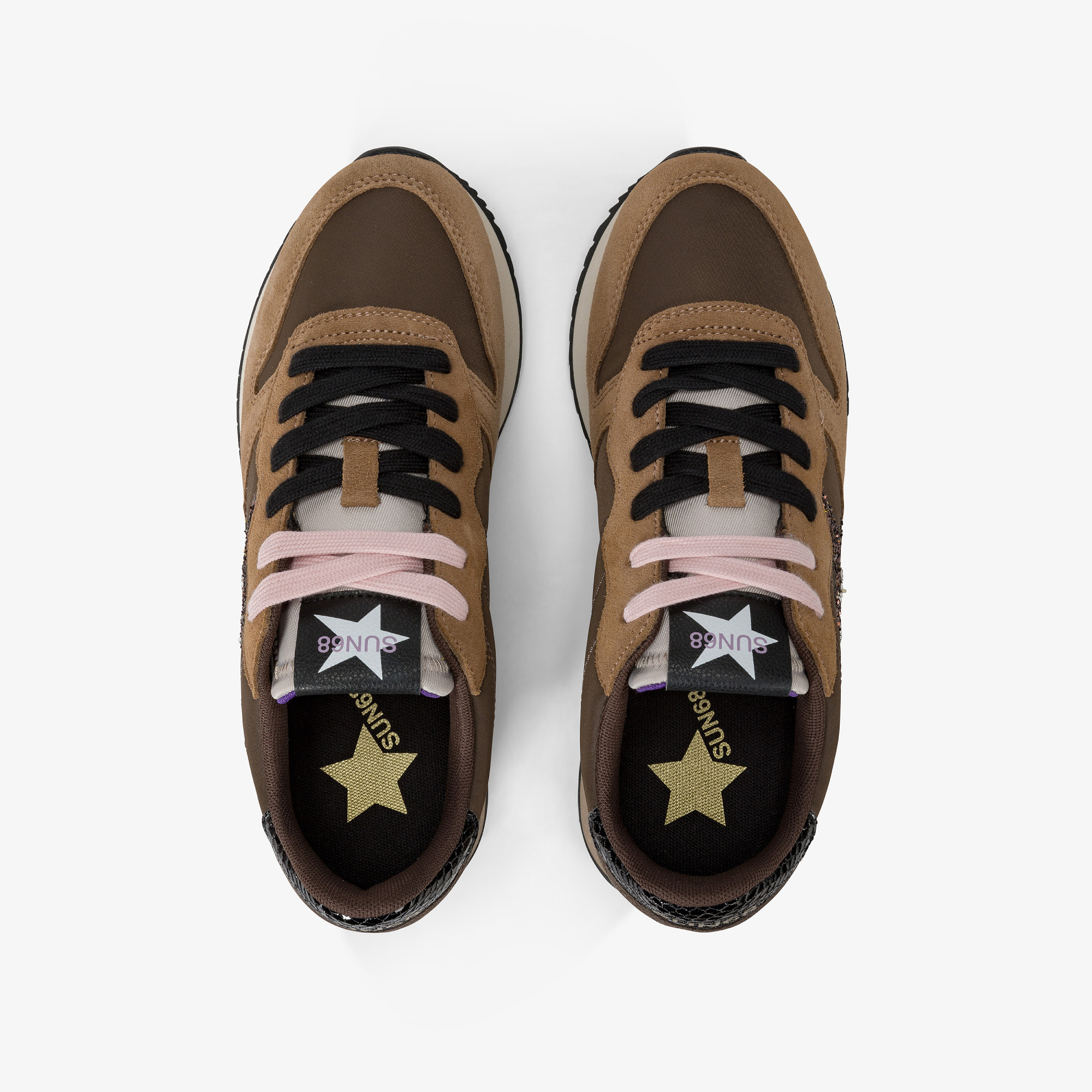 STARGIRL GLITTER LOGO BROWN