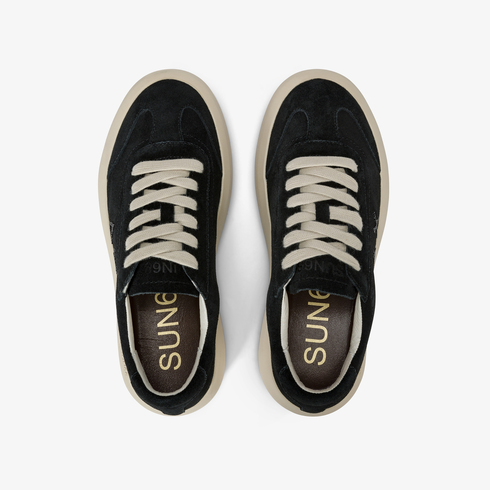 Juno suede sneaker BLACK